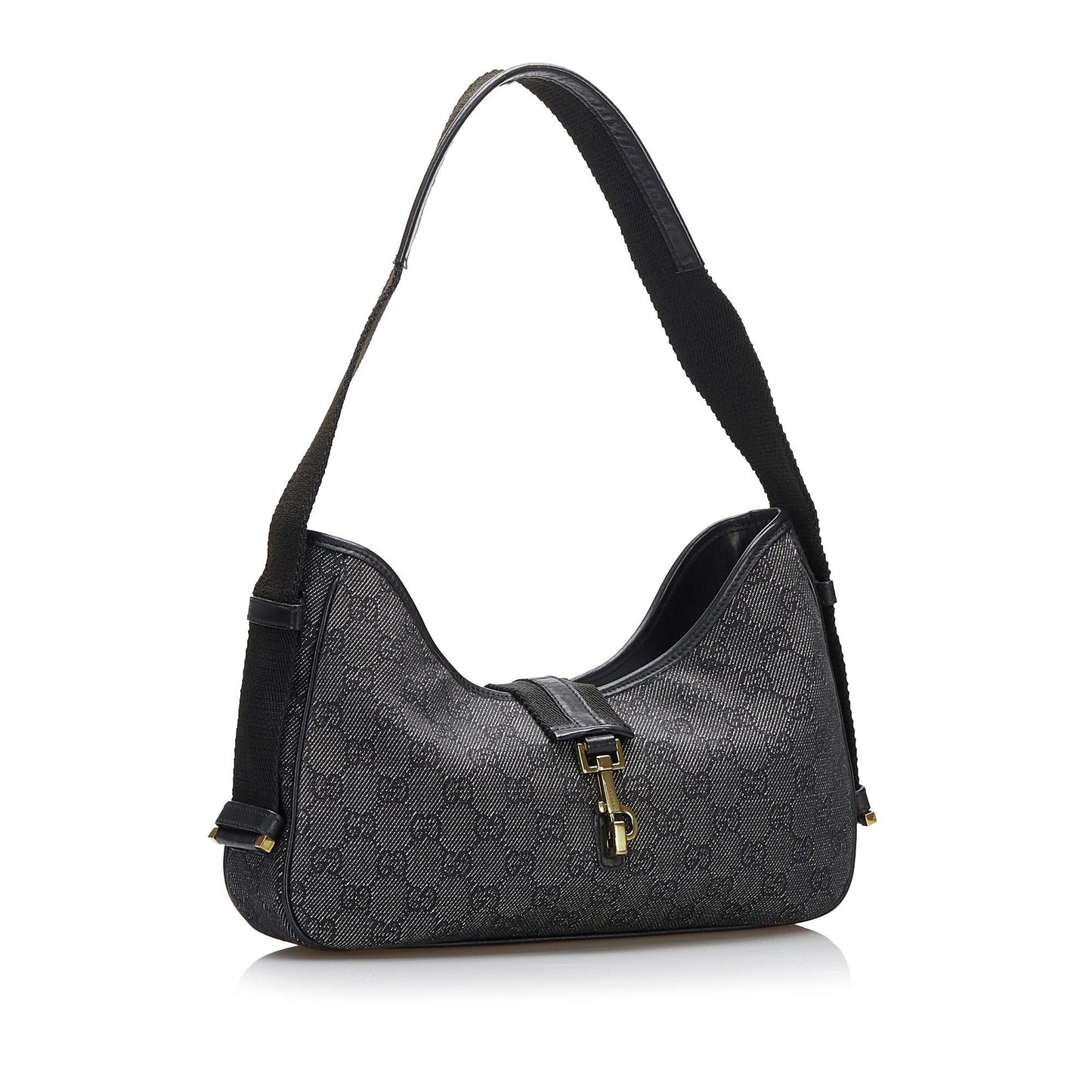 Gucci GG SHG-Ed4iPf Denim Grey Shoulder Bag