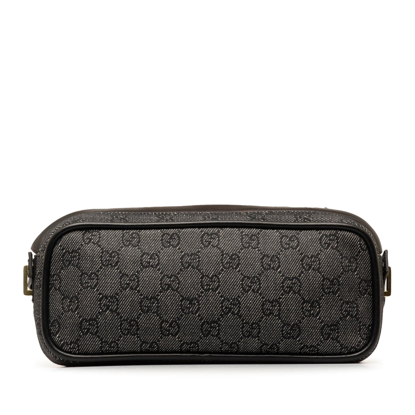Gucci GG SHG-T2x2kb Denim Calf Black Grey Shoulder Bag