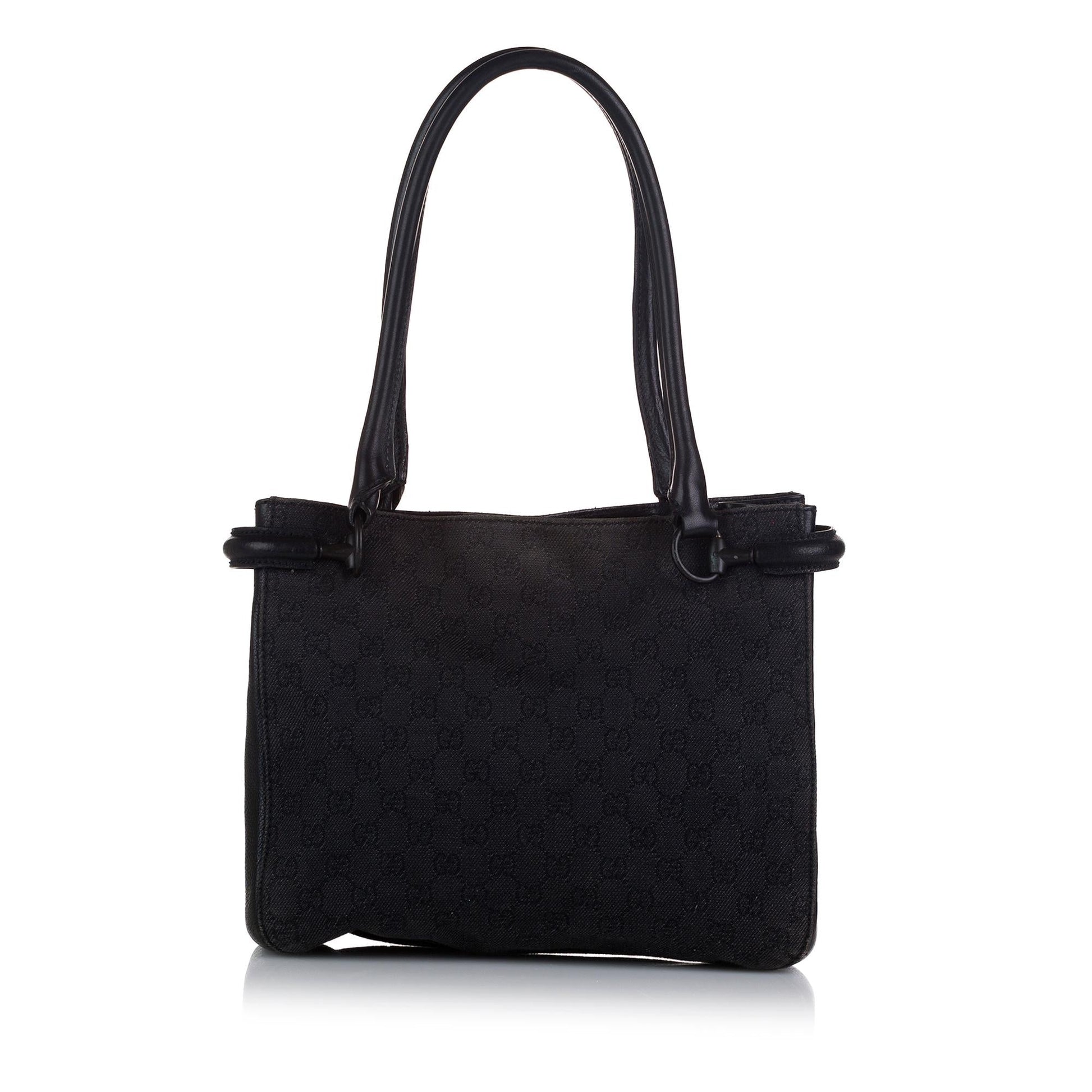 Gucci GG Denim Black Shoulder Bag
