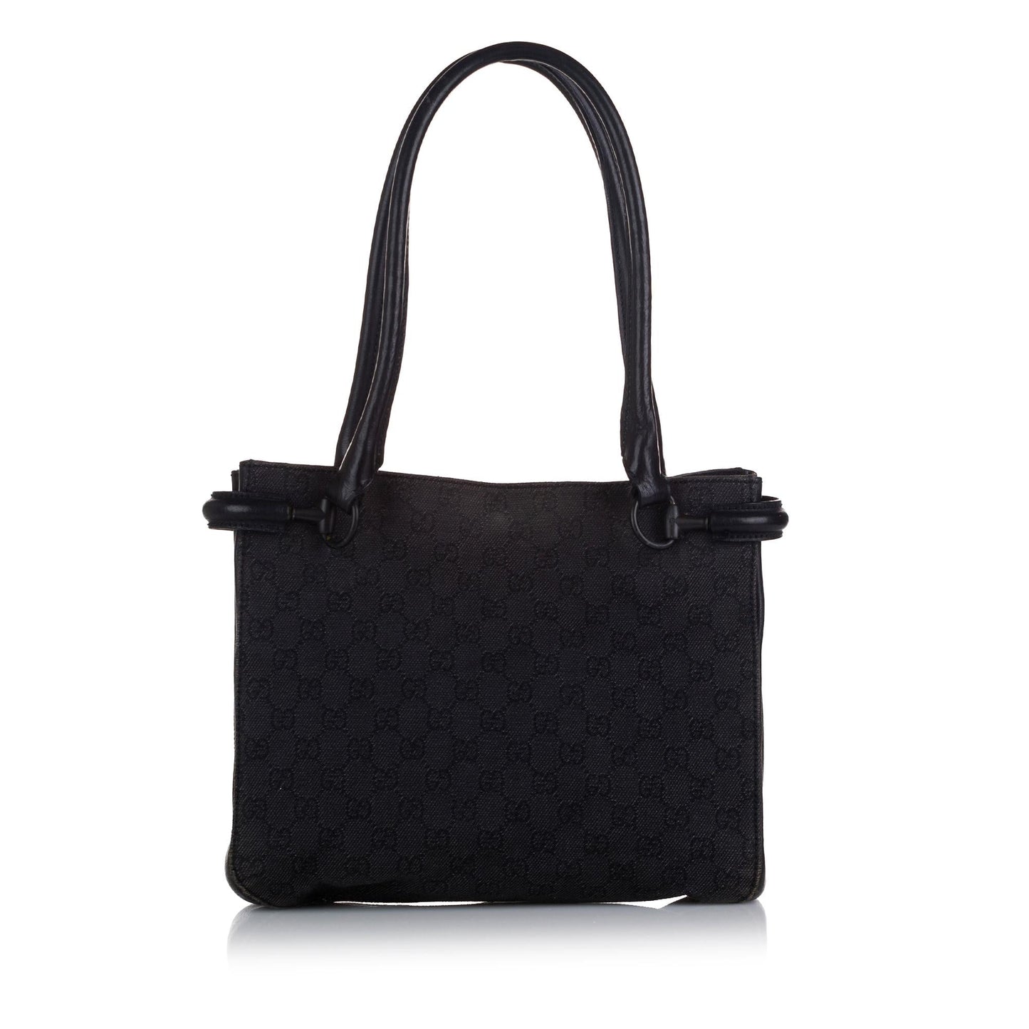 Gucci GG Denim Black Shoulder Bag
