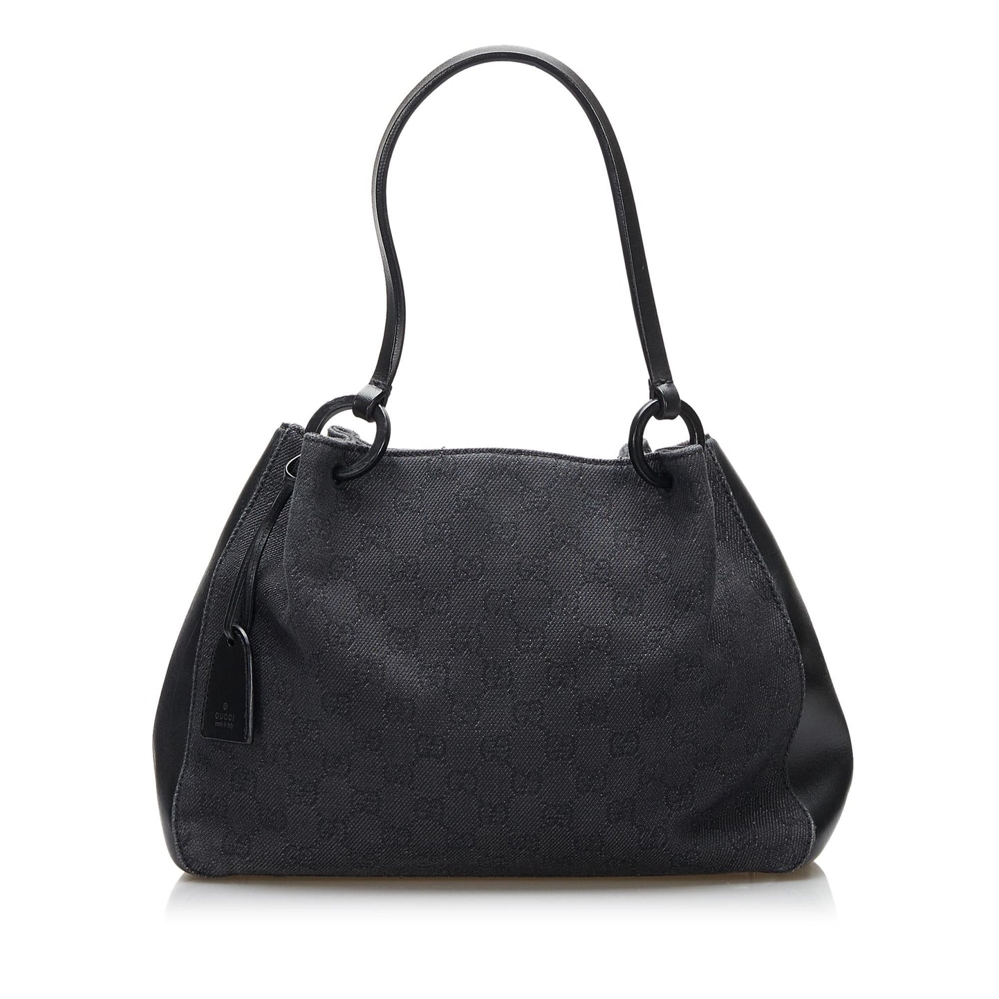 Gucci GG SHG-xIobel Denim Black Satchel Bag