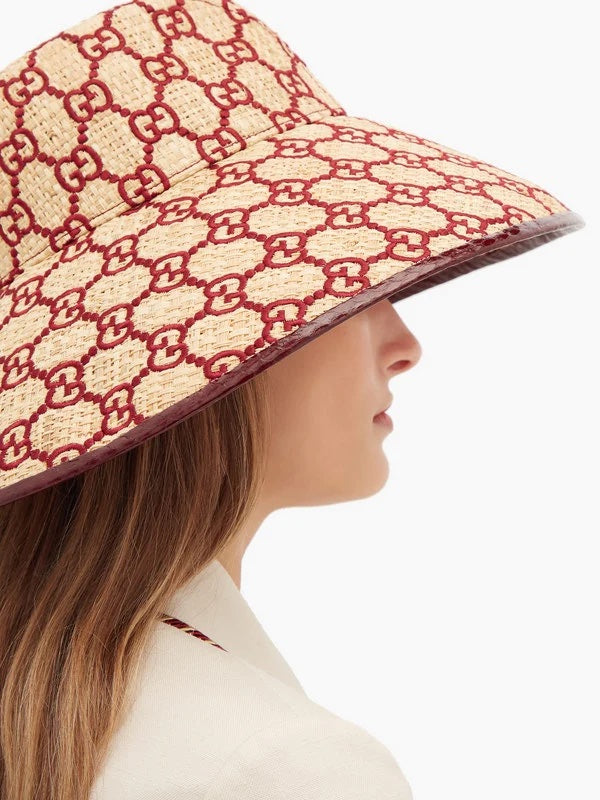 Gucci GG Raffia Hat