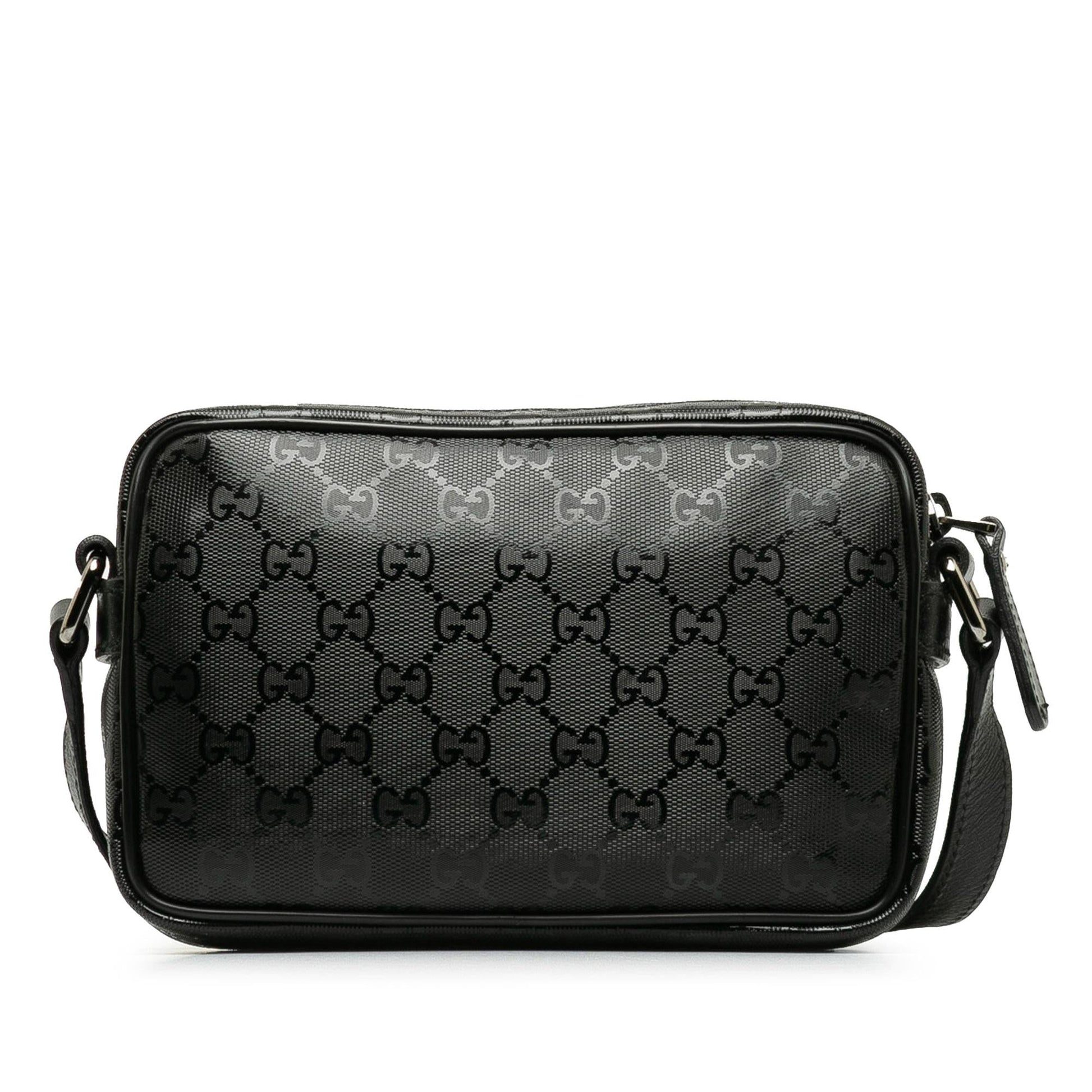 Gucci GG Imprime SHG-TSL2Pz Canvas Black Crossbody Bag