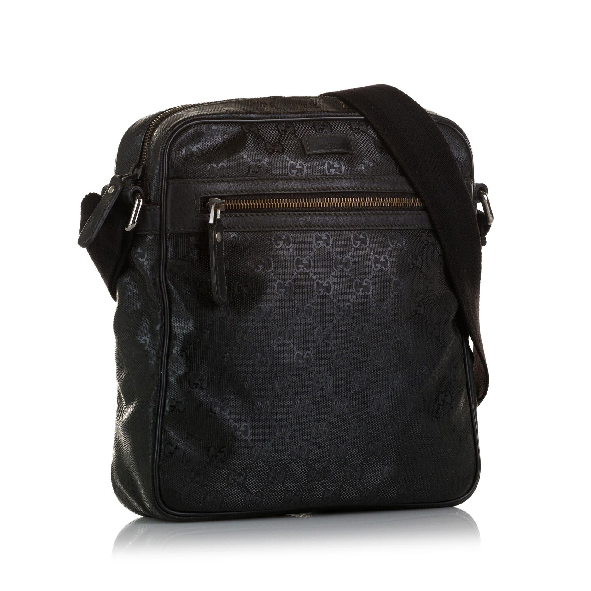Gucci GG Imprime SHG-1ejRoj Black Crossbody Bag