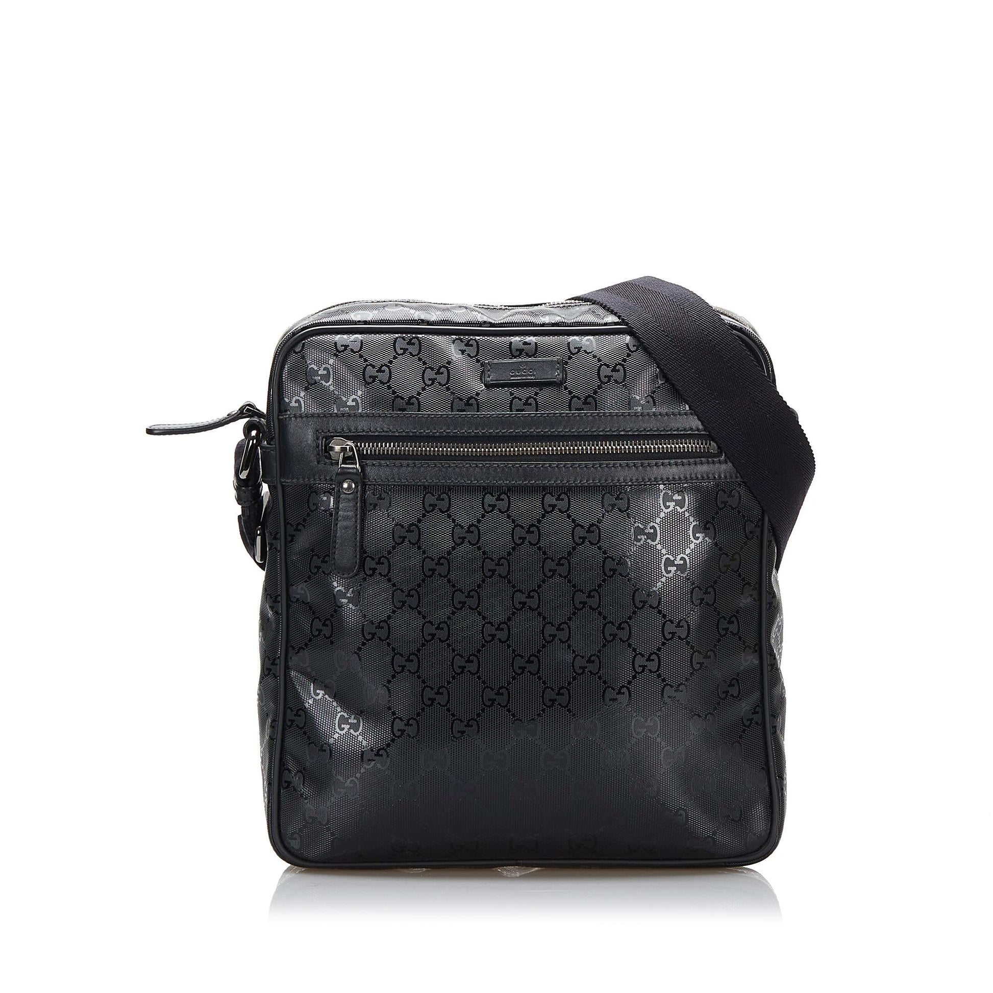 Gucci GG Imprime SHG-Zoc6K8 Black Crossbody Bag