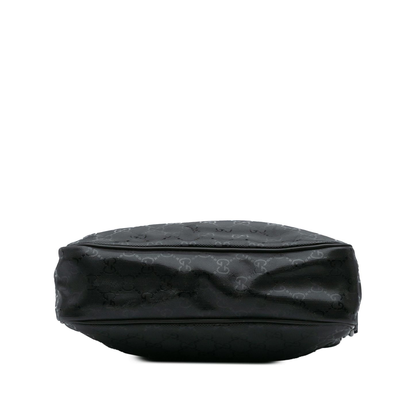 Gucci GG Imprime Canvas Calf Black Crossbody Bag