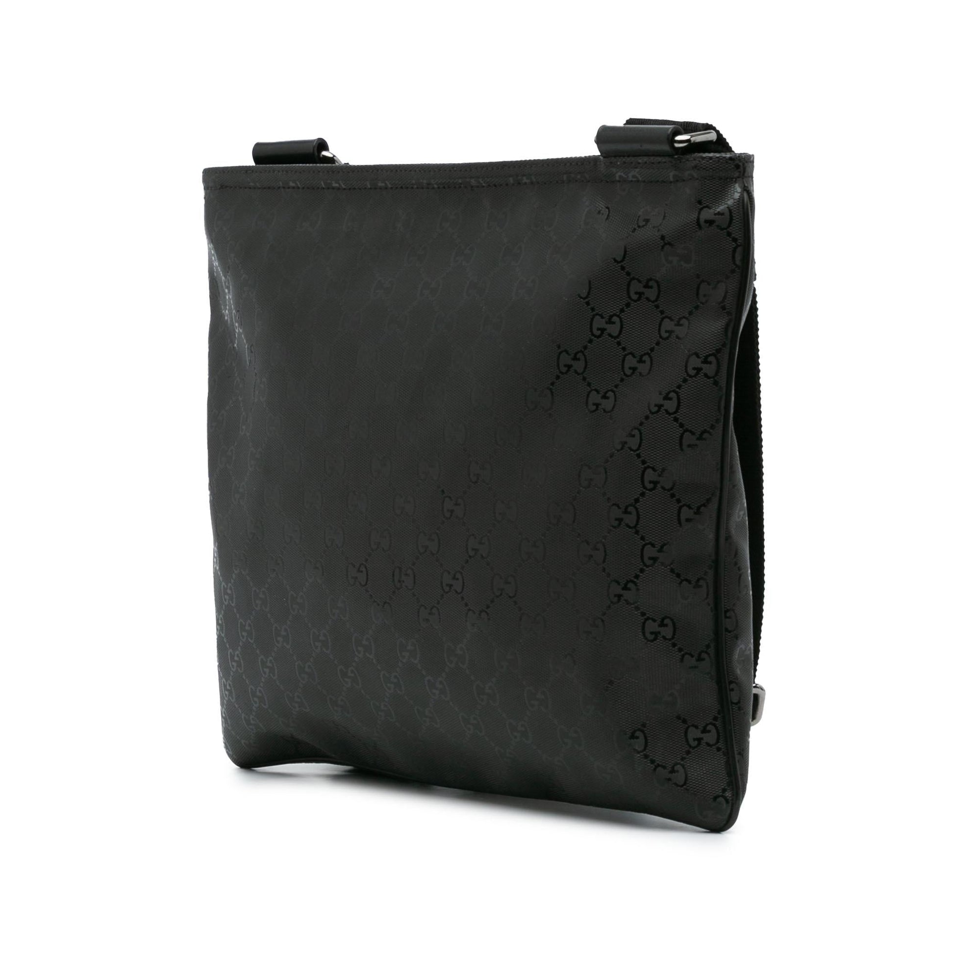 Gucci GG Imprime Canvas Black Crossbody Bag