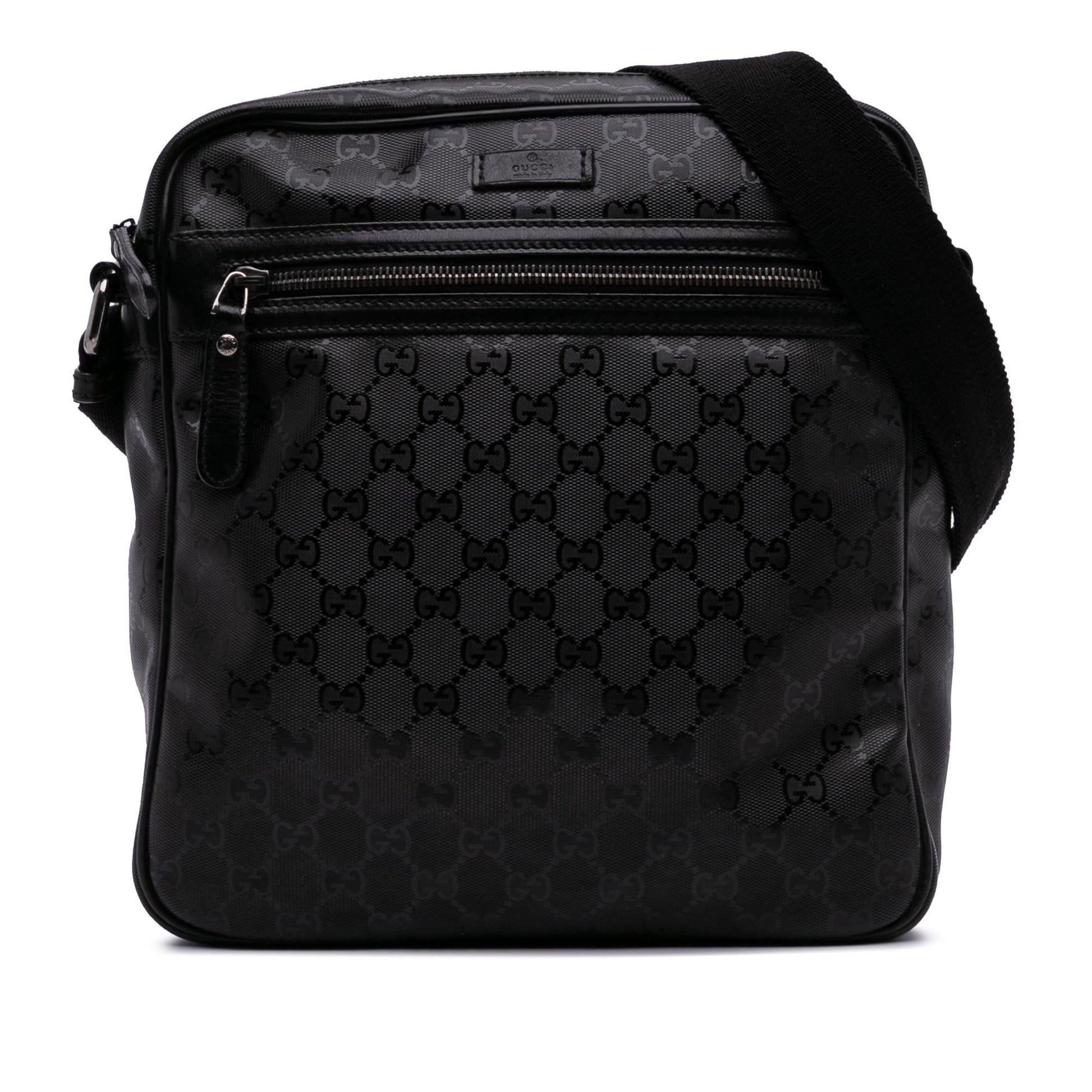 Gucci GG Imprime Canvas Black Crossbody Bag Crossbody 7