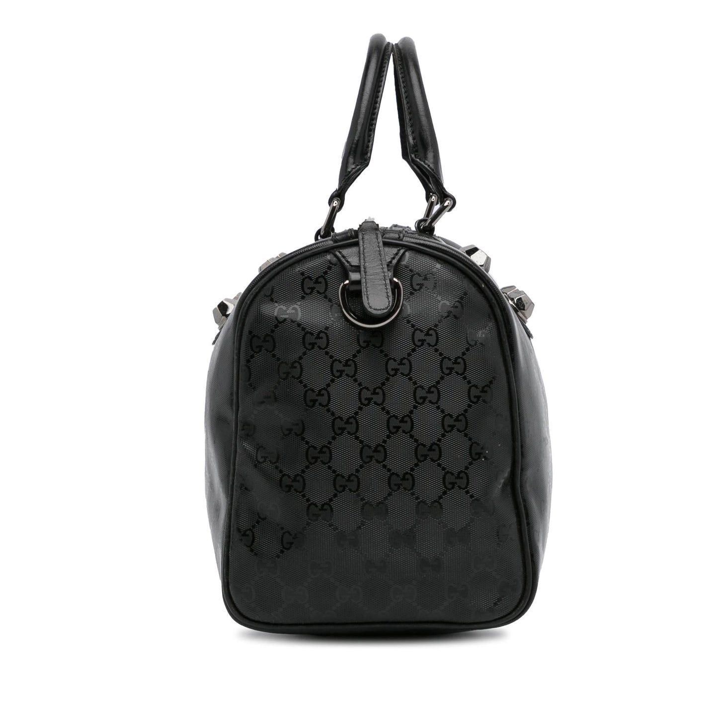 Gucci GG Imprime Joy Boston SHG-mY6Acz Black Satchel Bag