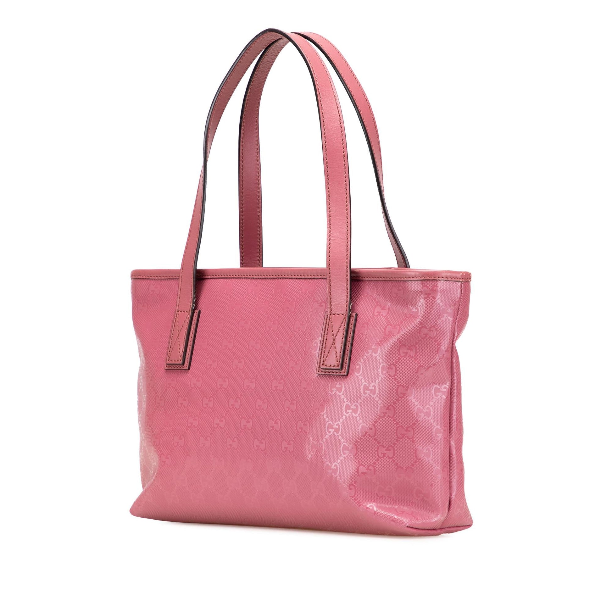 Gucci GG Imprime Joy Canvas Pink Tote Bag
