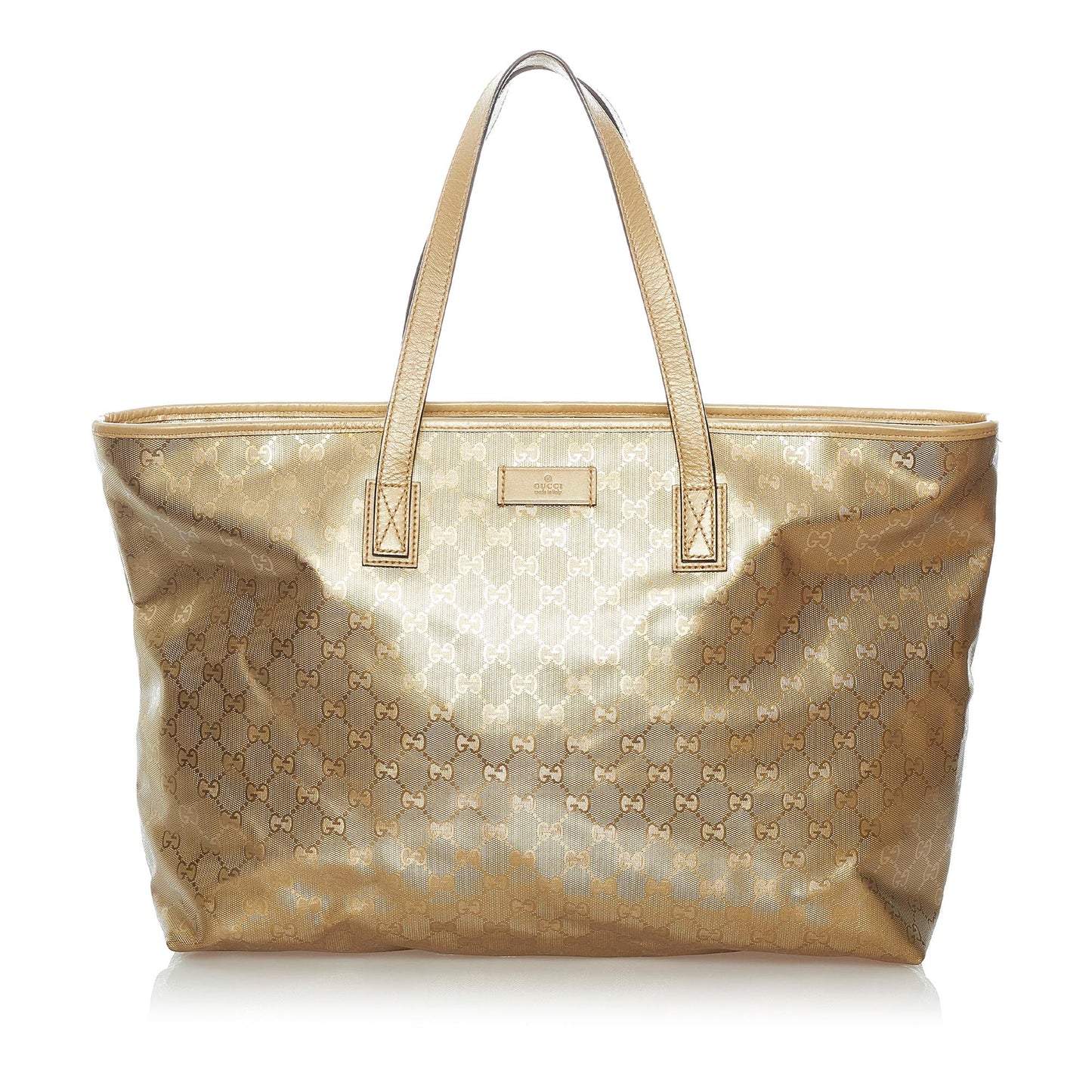 Gucci GG Imprime SHG Gold Tote Bag