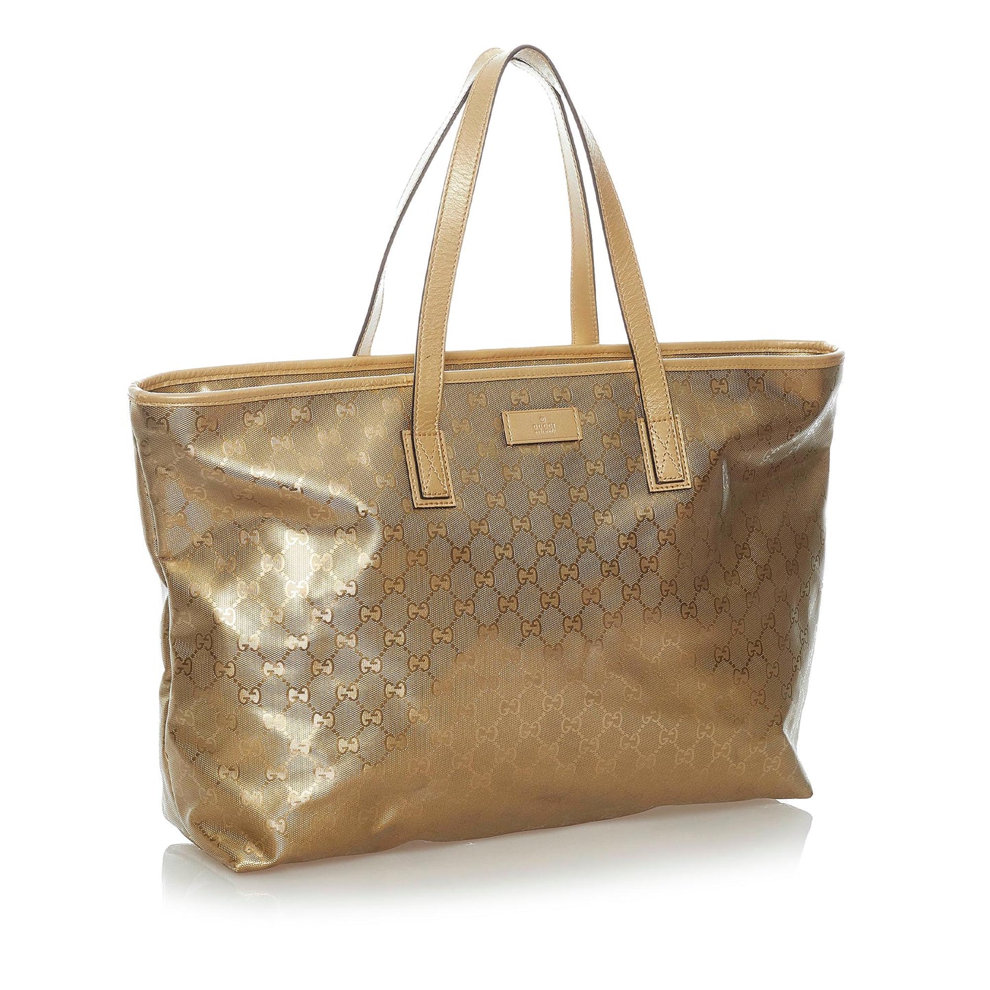 Gucci GG Imprime SHG Gold Tote Bag