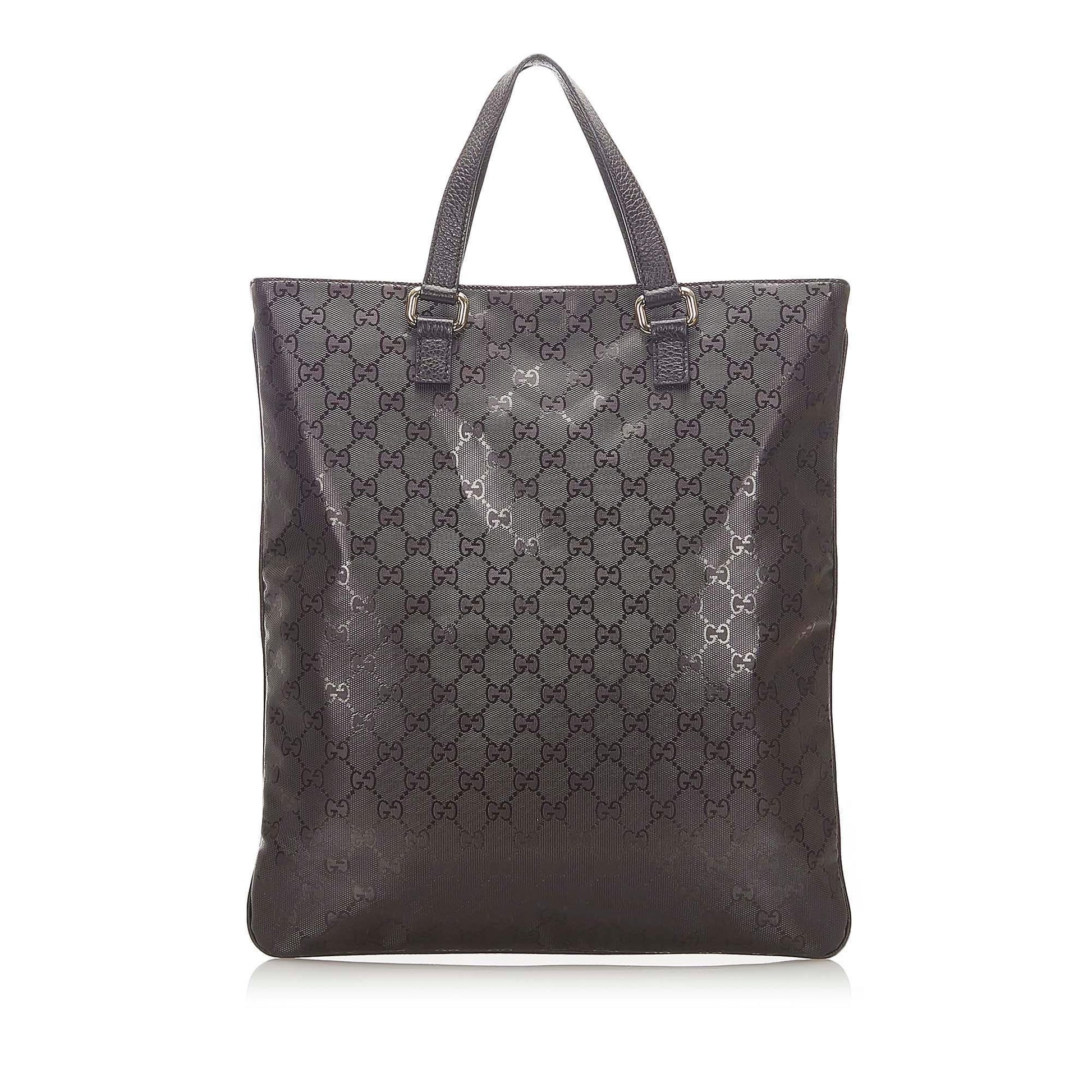 Gucci GG Imprime SHG Black Tote Bag