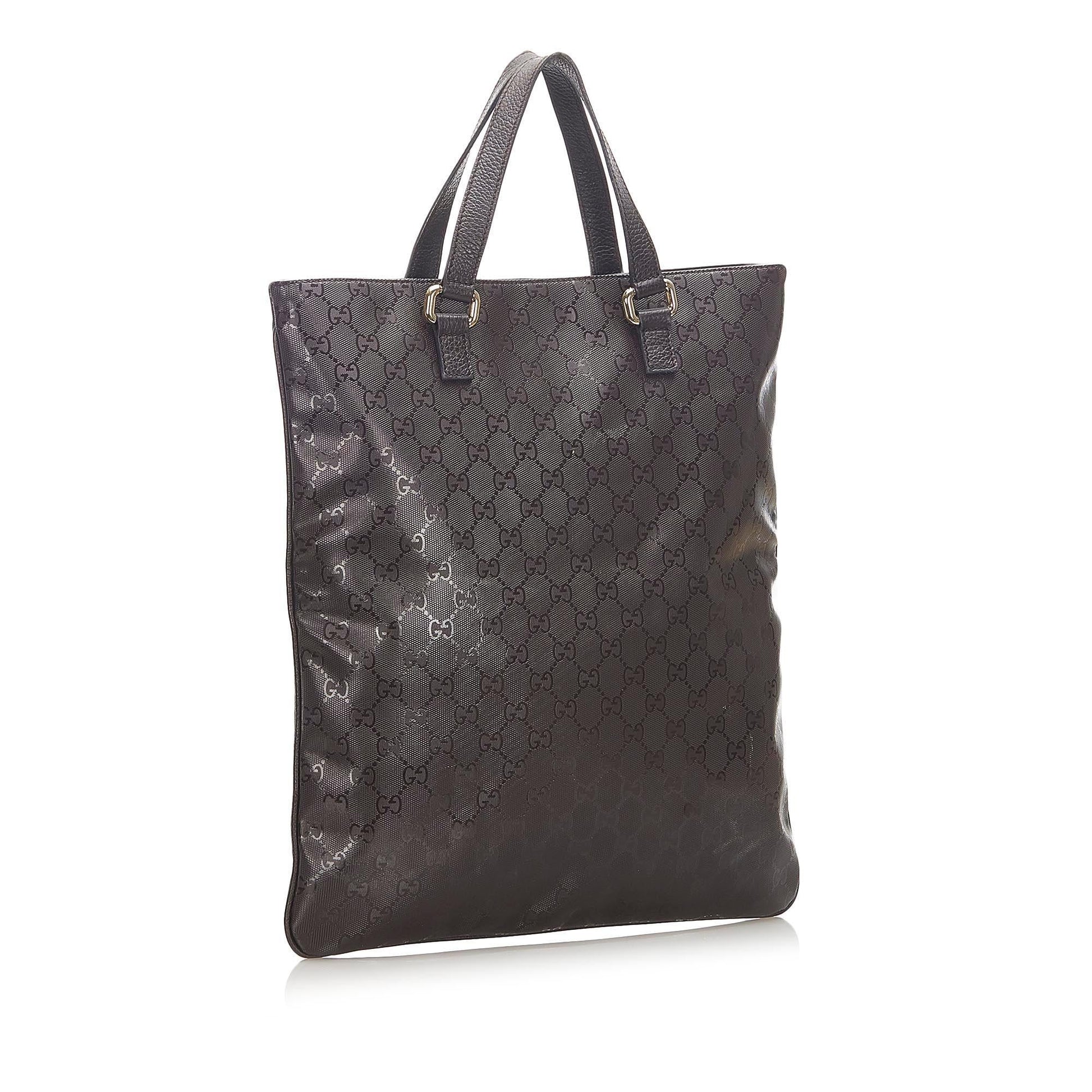 Gucci GG Imprime SHG Black Tote Bag