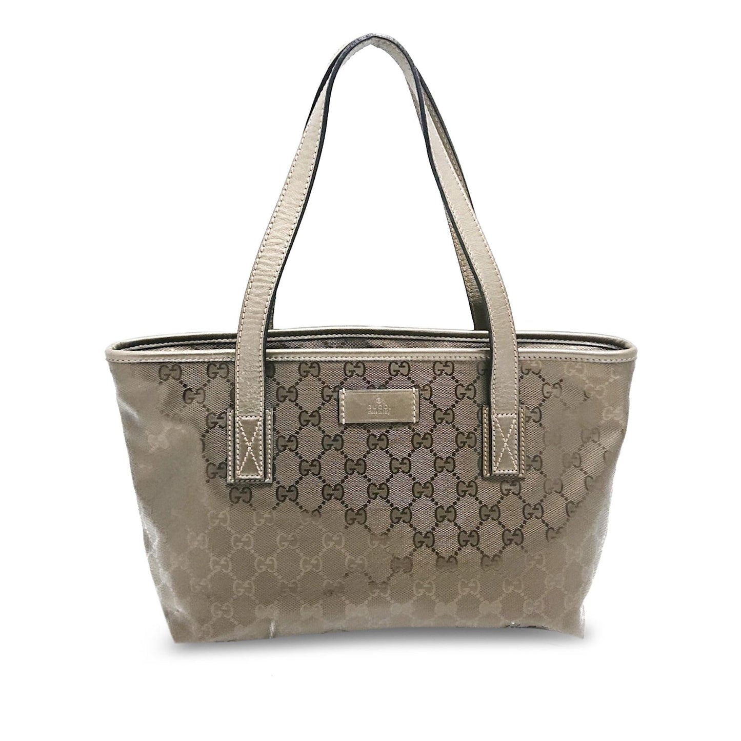 Gucci GG Imprime SHG-Rwb4Pe Calf Brown Tote Bag