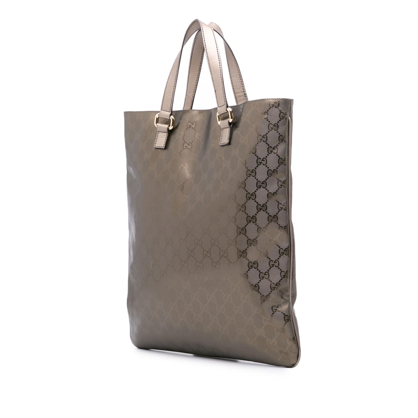 Gucci GG Imprime Canvas Brown Tote Bag