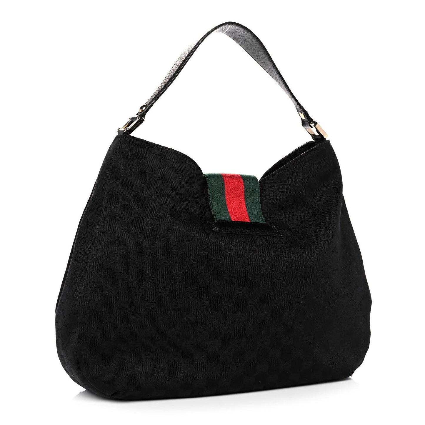 Gucci New Ladies Web Monogram Large Shoulder Bag