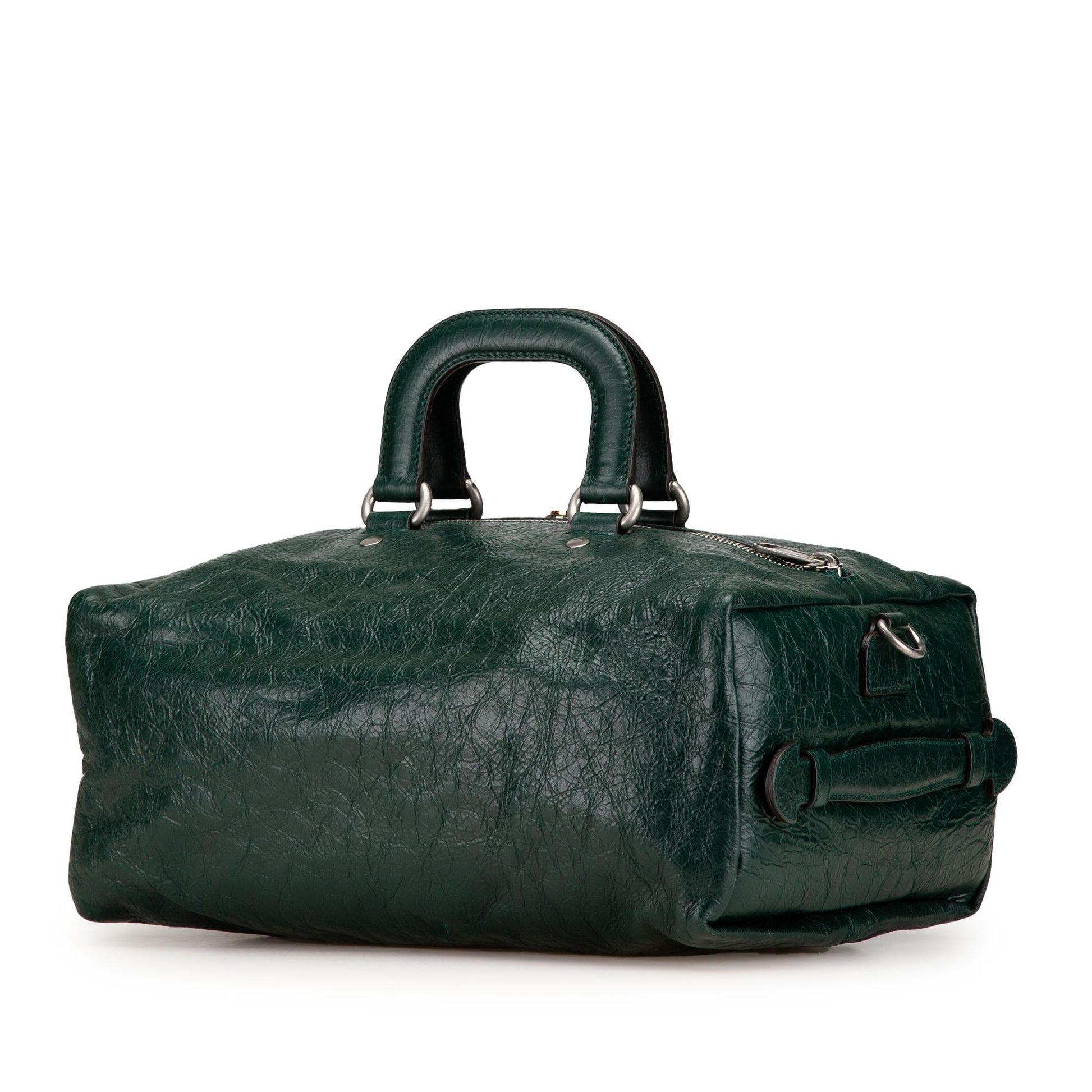 Gucci GG Morpheus Leather Calf Green Satchel Bag