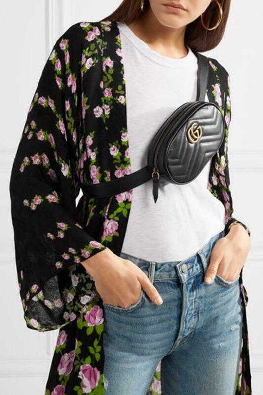 Gucci GG MARMONT Matelasse Leather Calfskin Belt