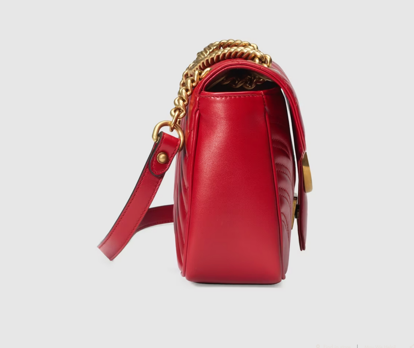 Gucci GG MARMONT MatelassÃ© Matelasse Small Travel Bag