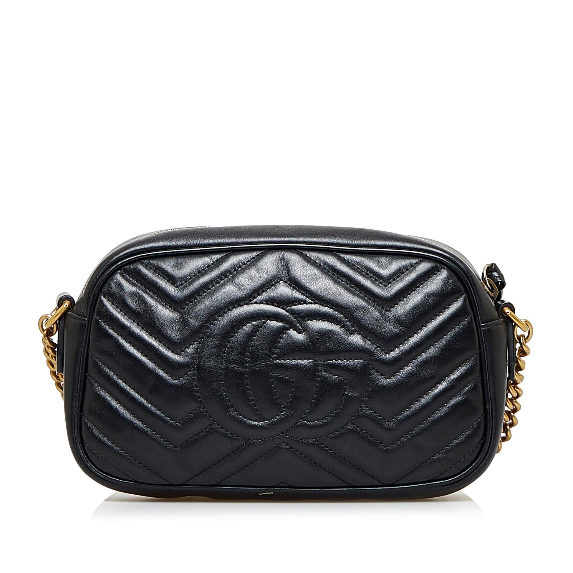 Gucci GG Marmont SHG-c47spX Matelasse Calf Black Crossbody Bag