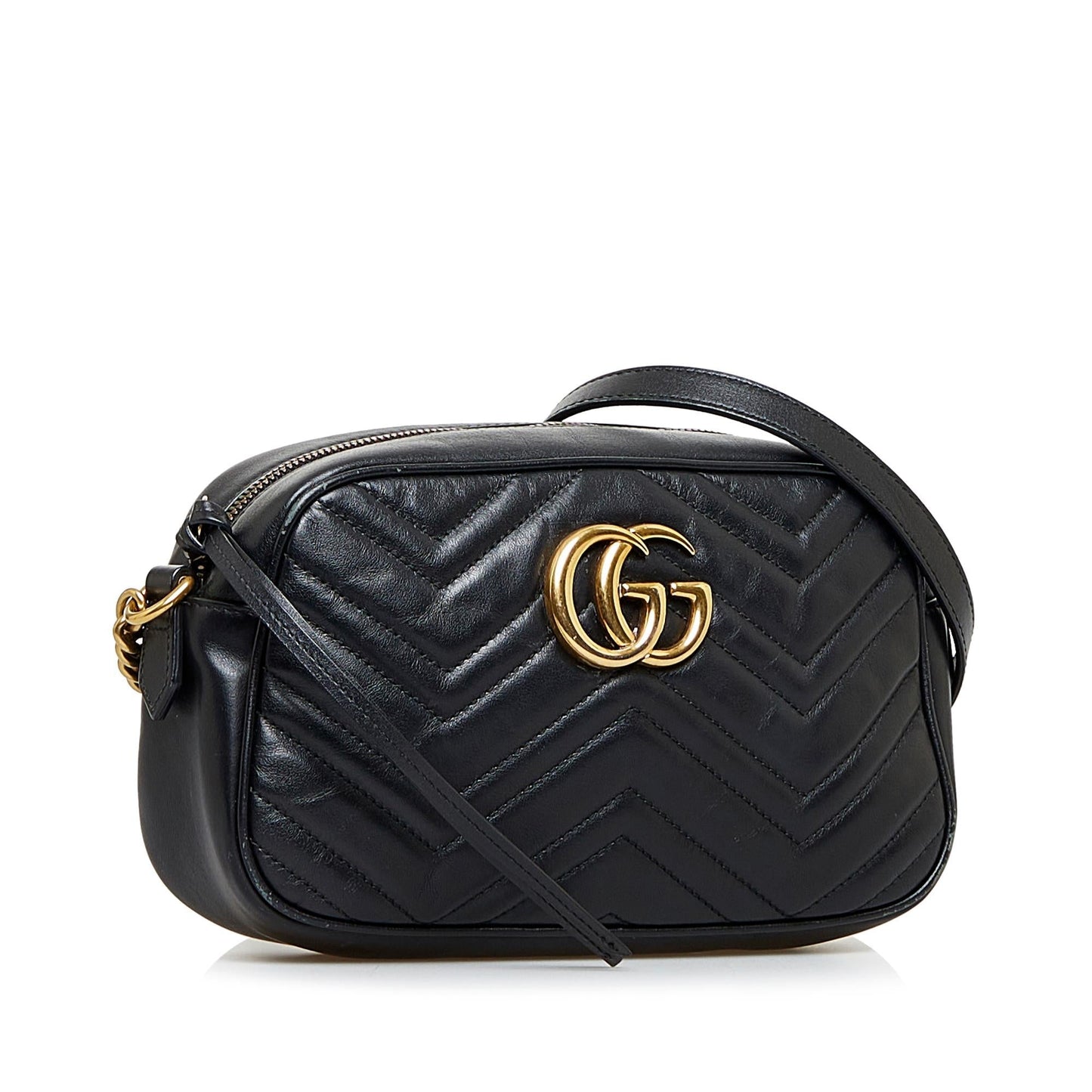 Gucci GG Marmont SHG-c47spX Matelasse Calf Black Crossbody Bag