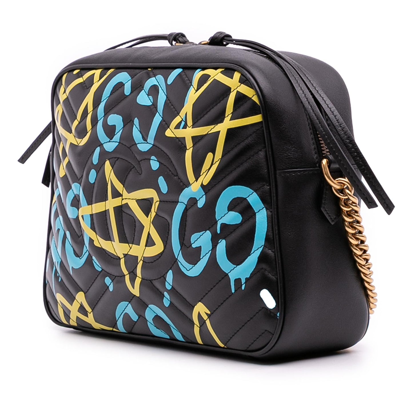 Gucci GG Marmont Ghost Matelasse Leather Crossbody Bag