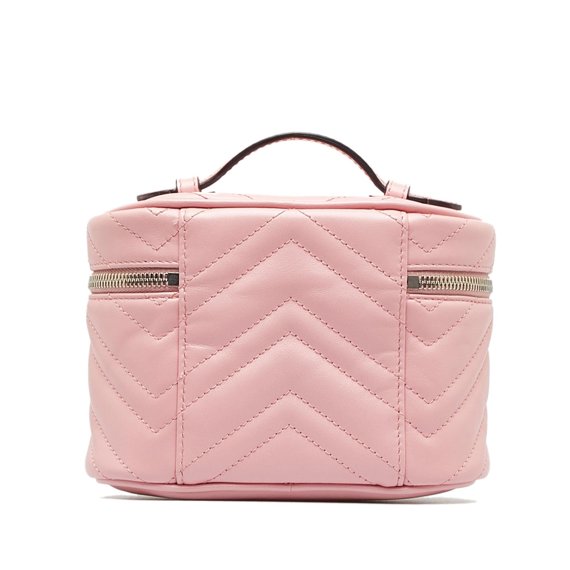 Gucci GG Marmont Vanity SHG-EWa2xV Matelasse Calf Pink Handbag