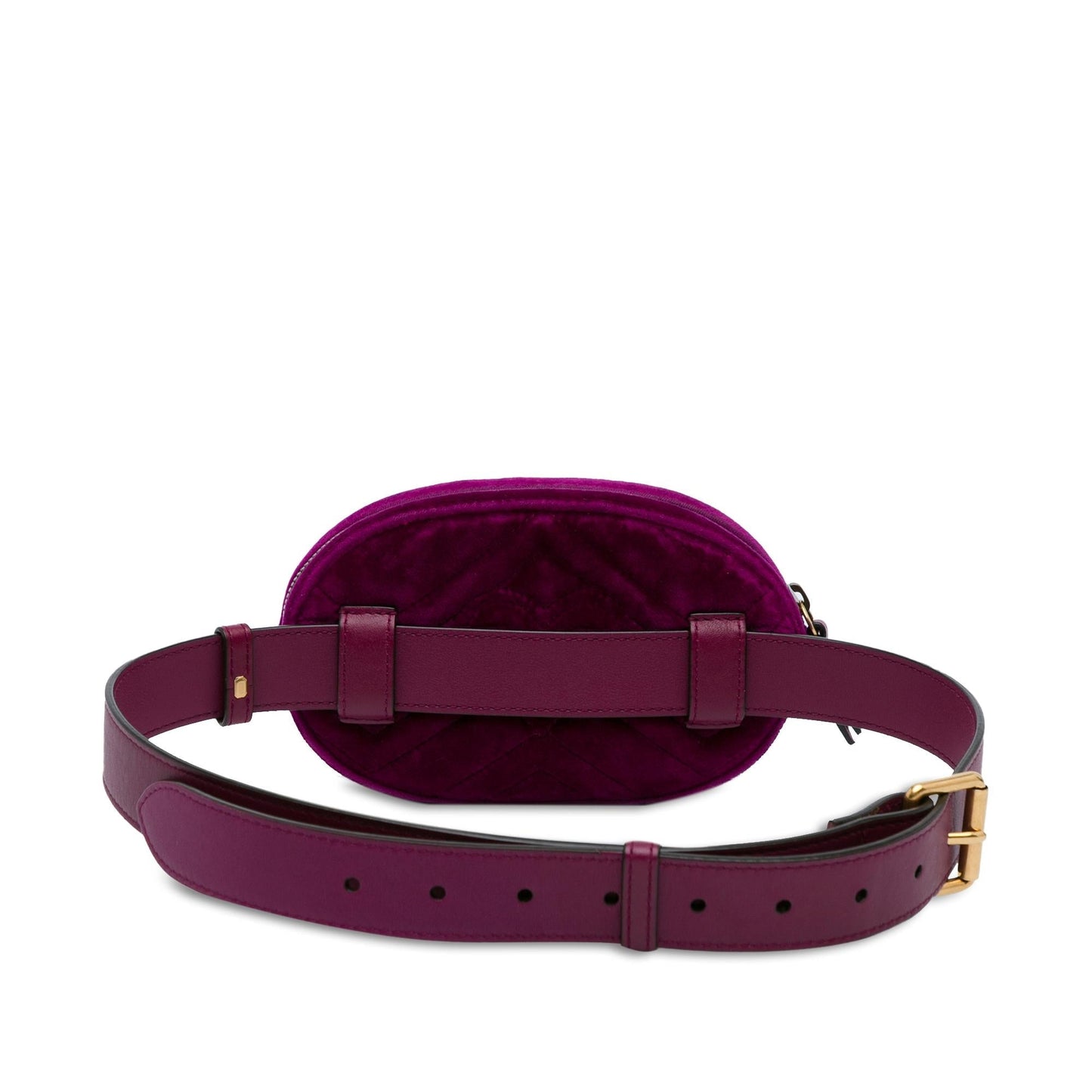 Gucci GG Marmont Velvet Belt SHG-TuAZoh Matelasse Accessory