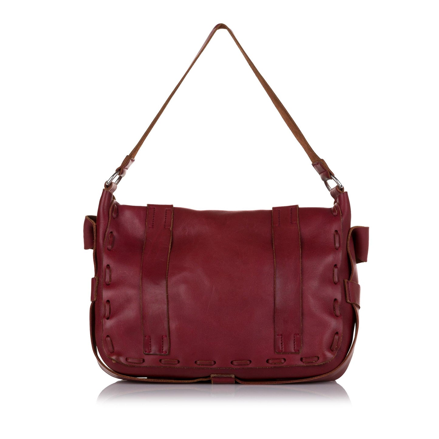 Gucci GG Marmont Messenger SHG-KLw8jd Calf Red Crossbody Bag