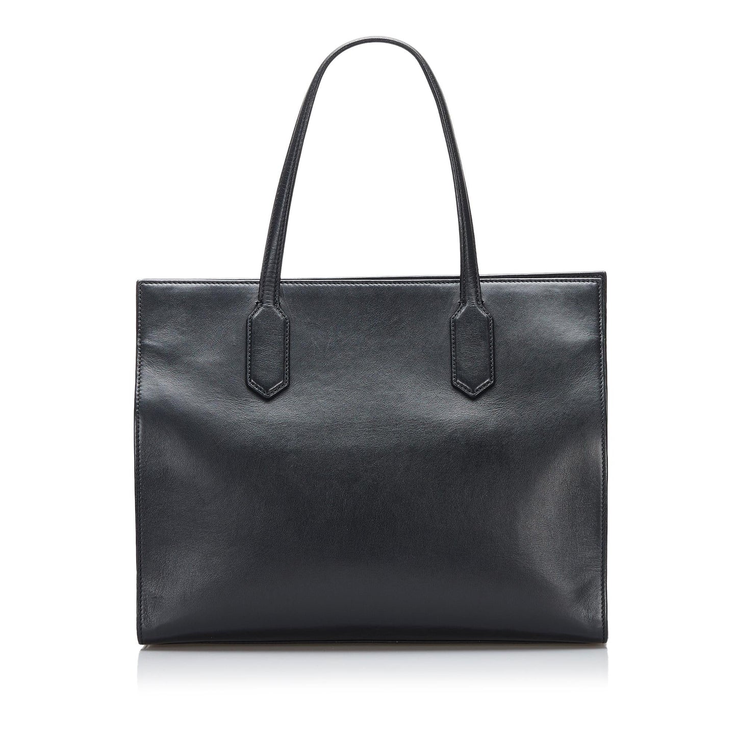 Gucci GG Marmont Ribbon SHG-VJBeBV Calf Black Tote Bag