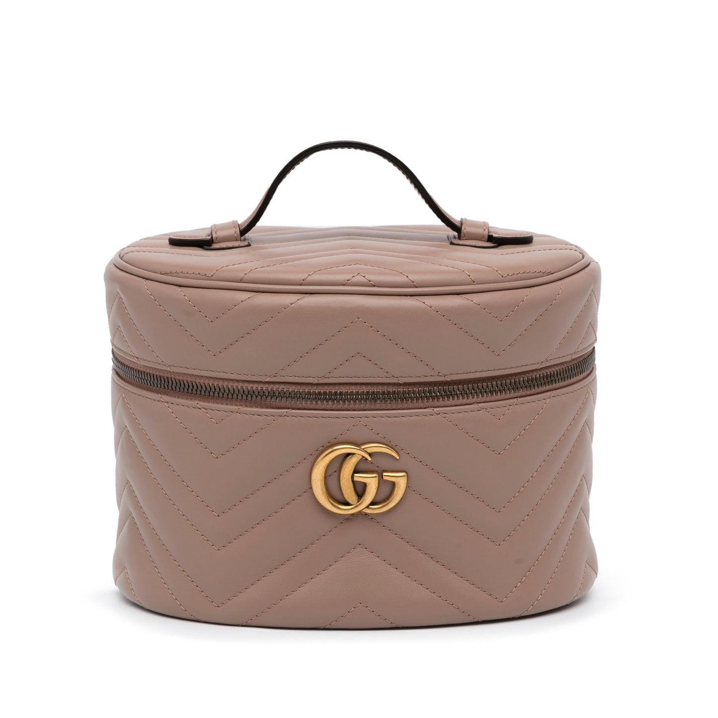 Gucci GG Marmont Vanity SHG-Ckczdu Calf Brown Handbag