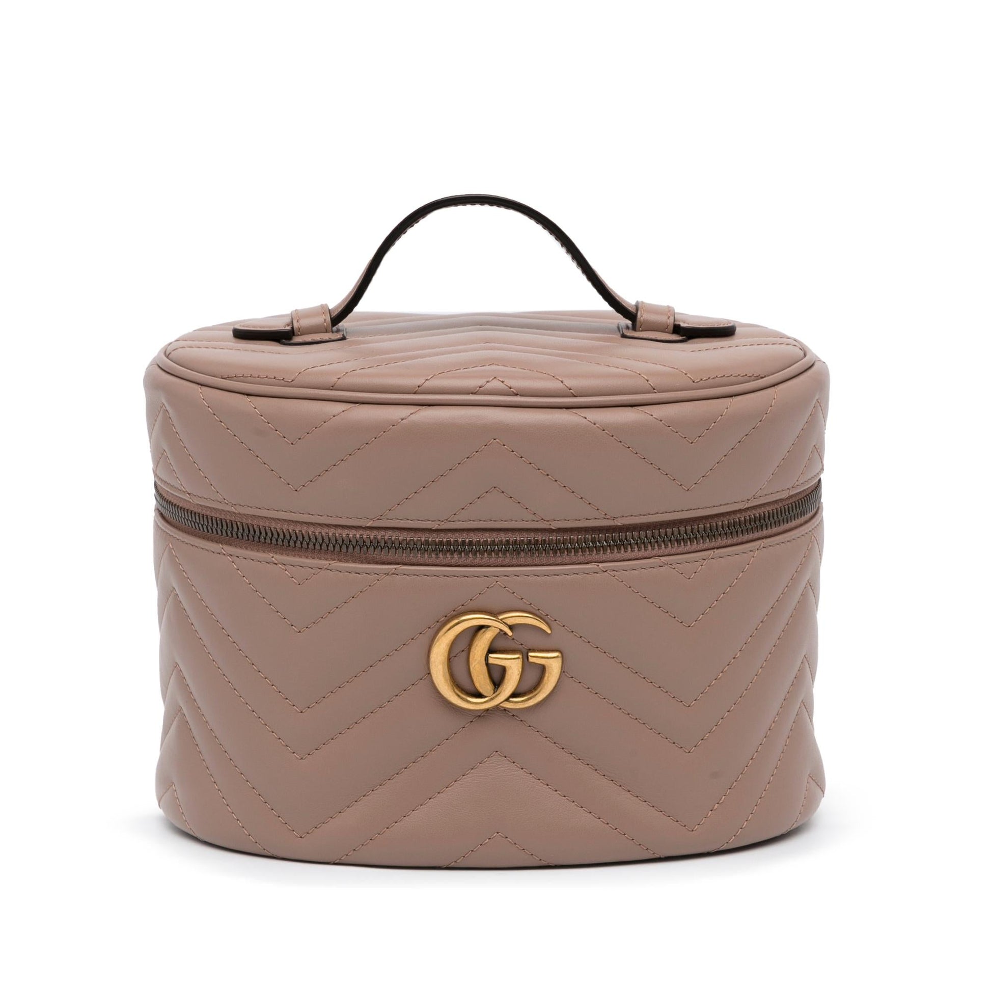Gucci GG Marmont Vanity SHG-Ckczdu Calf Brown Handbag