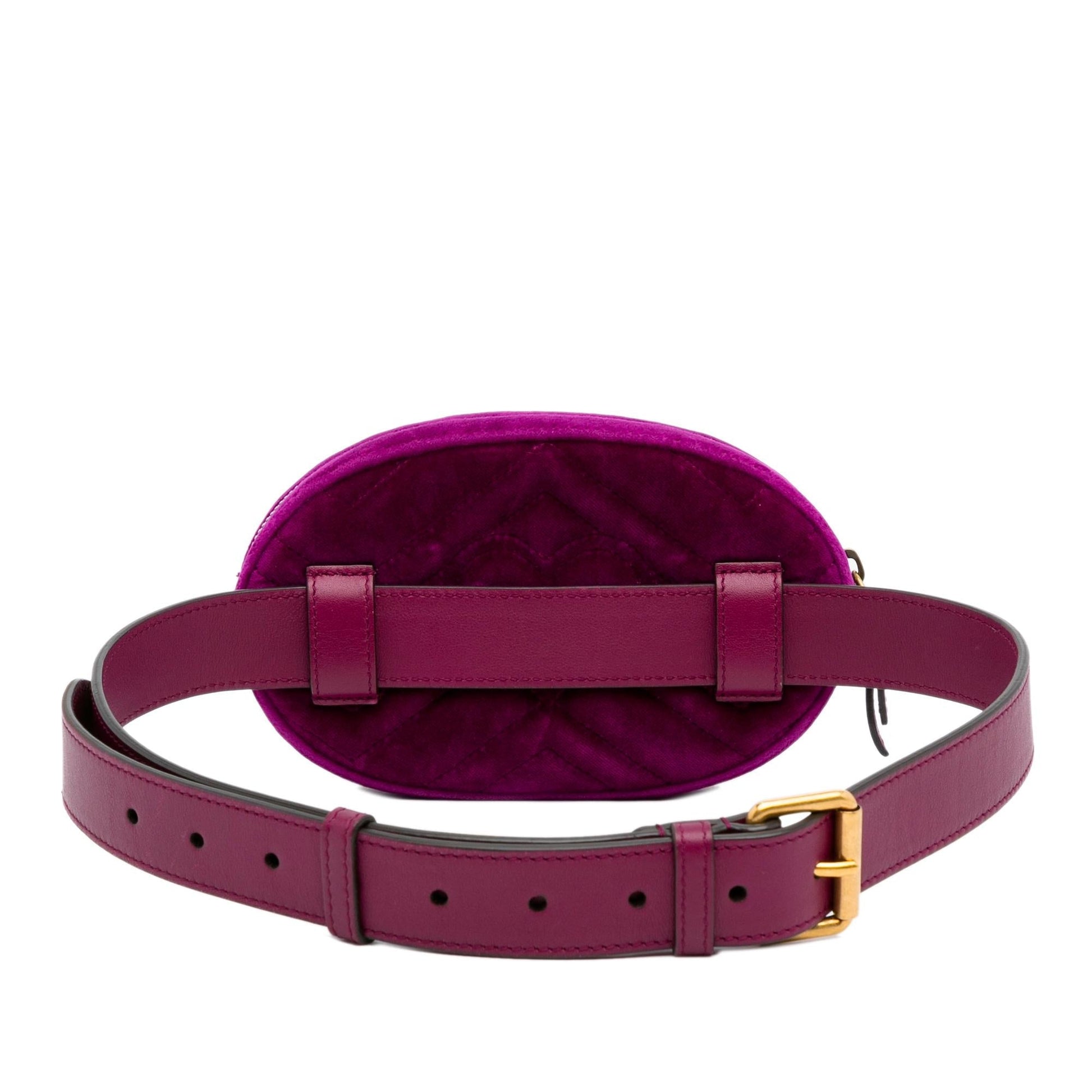 Gucci GG Marmont Velvet Belt SHG-dSDIGz Calf Accessory