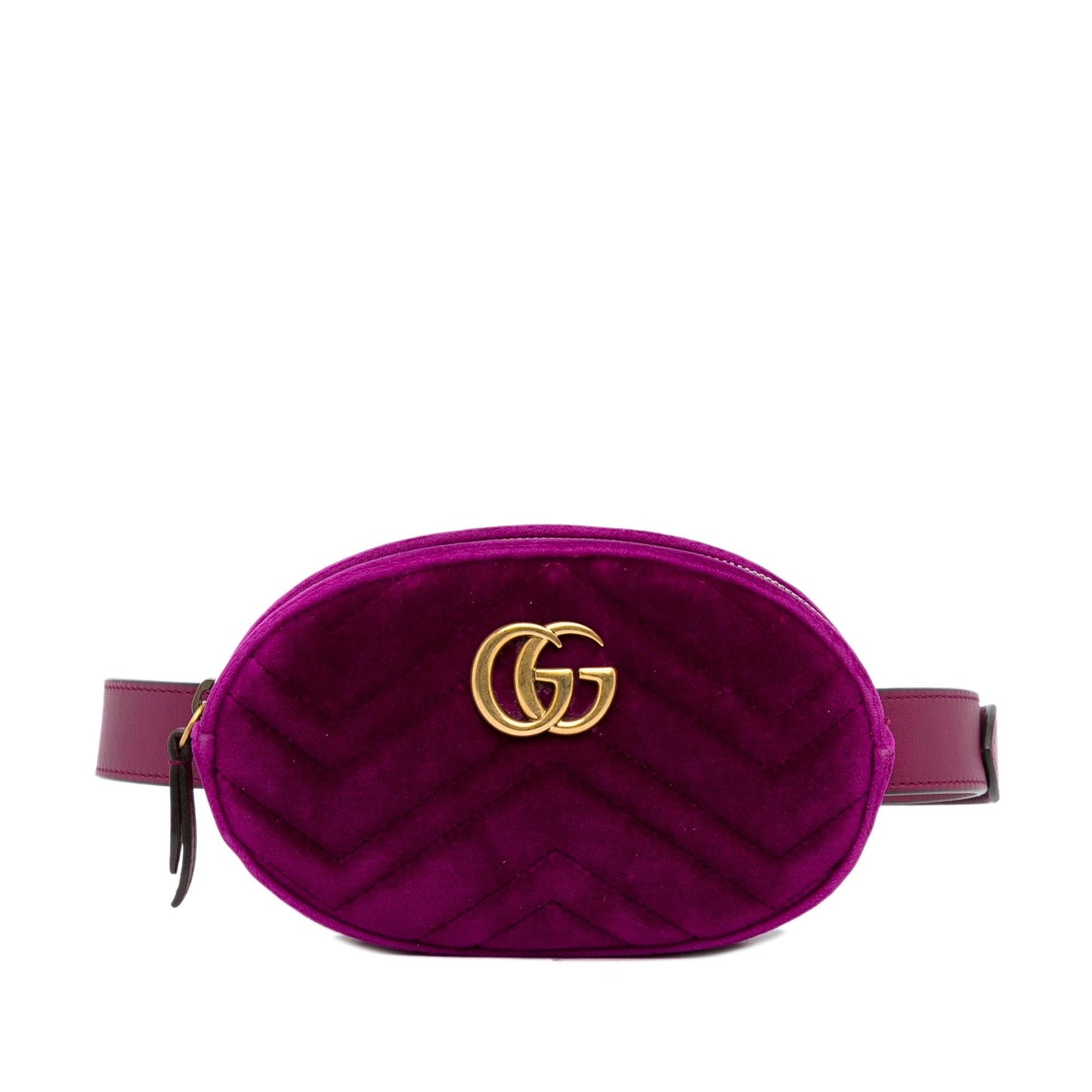 Gucci GG Marmont Velvet Belt SHG-dSDIGz Calf Accessory