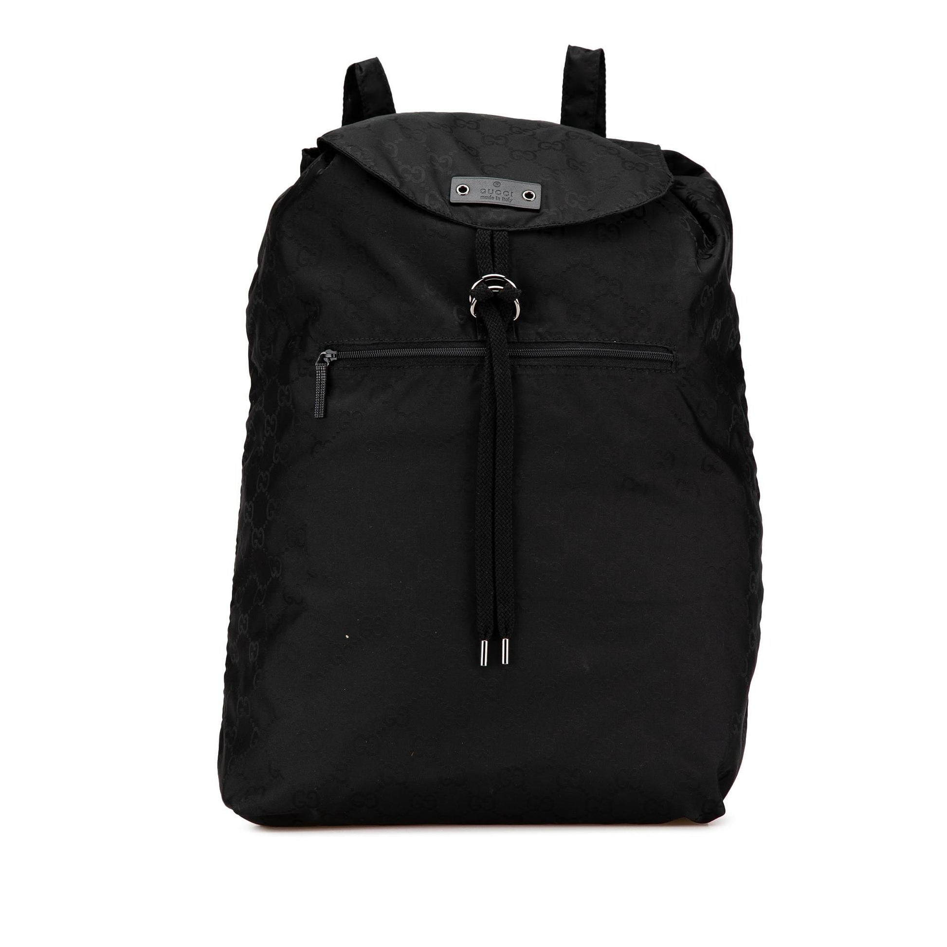 Gucci GG Backpack Nylon Black