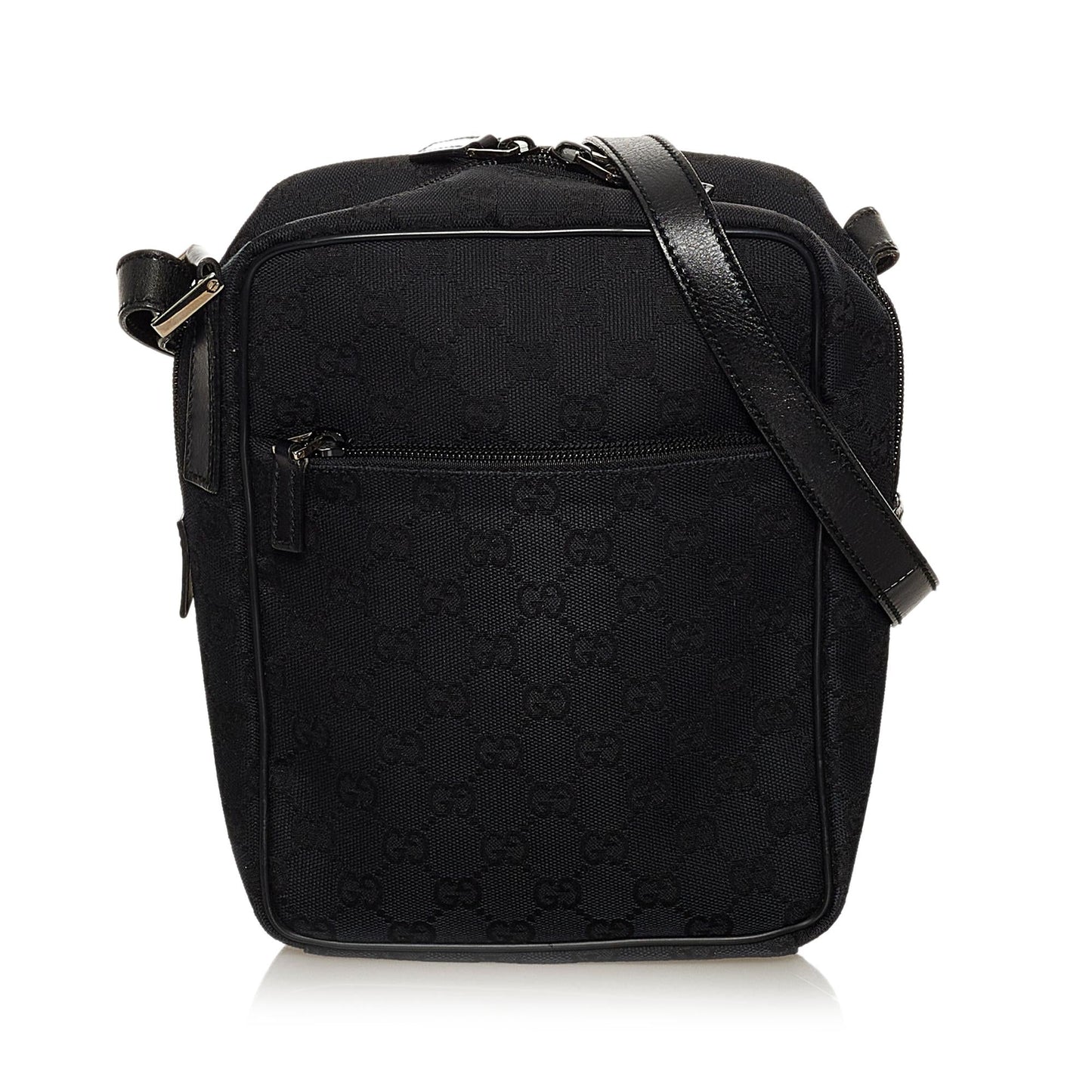 Gucci GG SHG Nylon Black Crossbody Bag Bag Shg