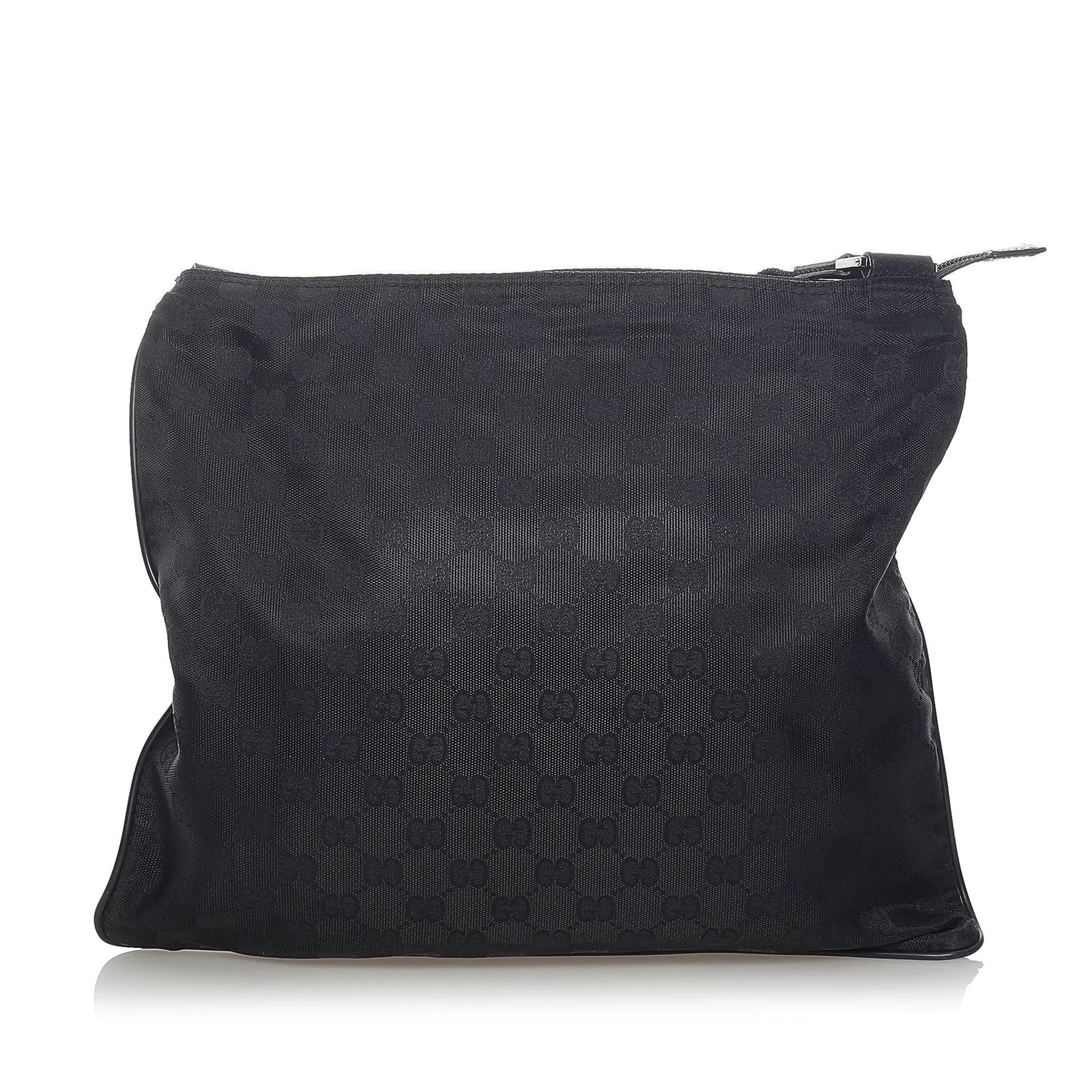 Gucci GG SHG Nylon Black Crossbody Bag