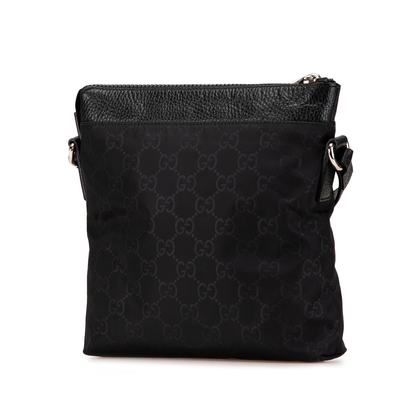 Gucci GG SHG-0d7rsi Nylon Calf Black Crossbody Bag