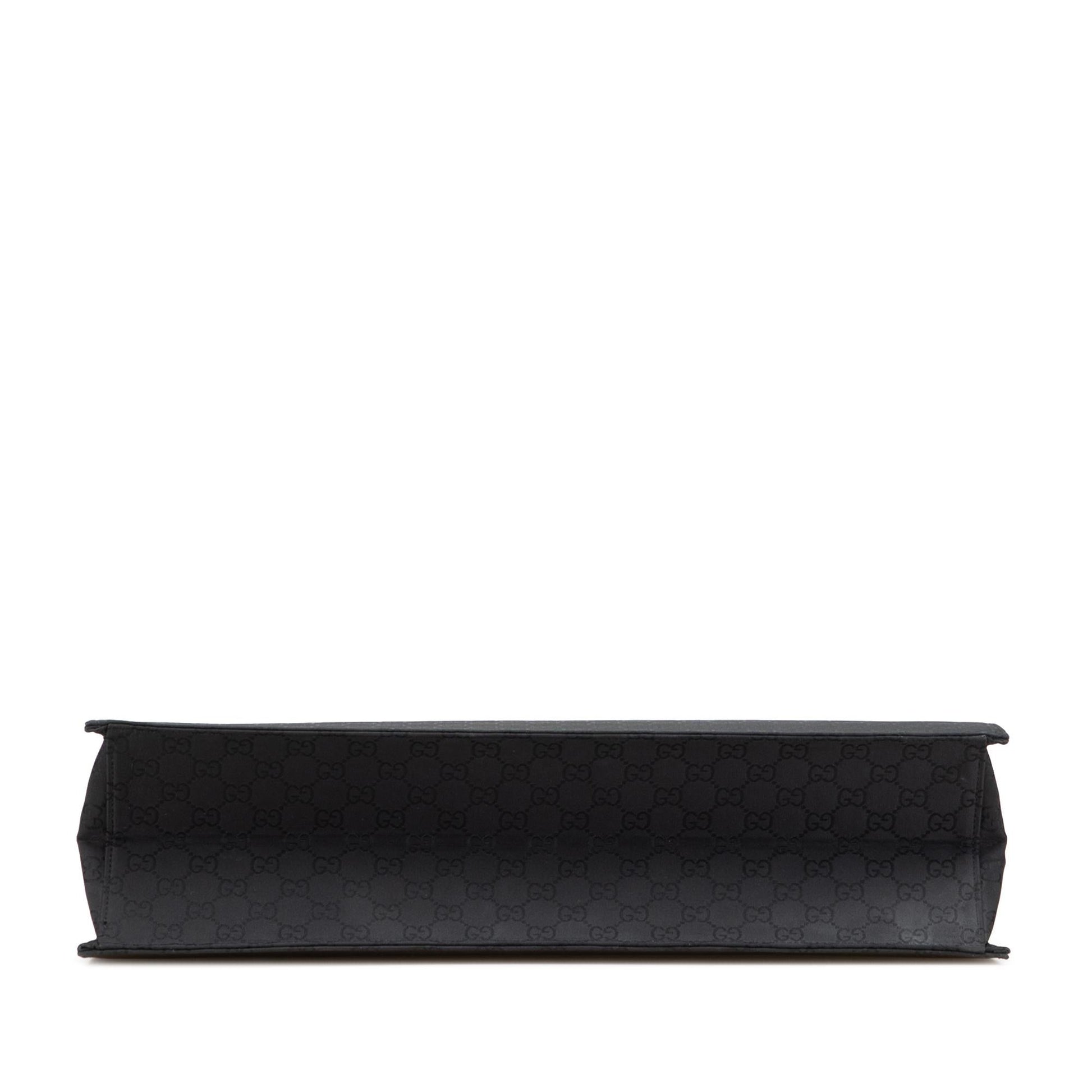 Gucci GG Executive Business Nylon Black Tote Bag