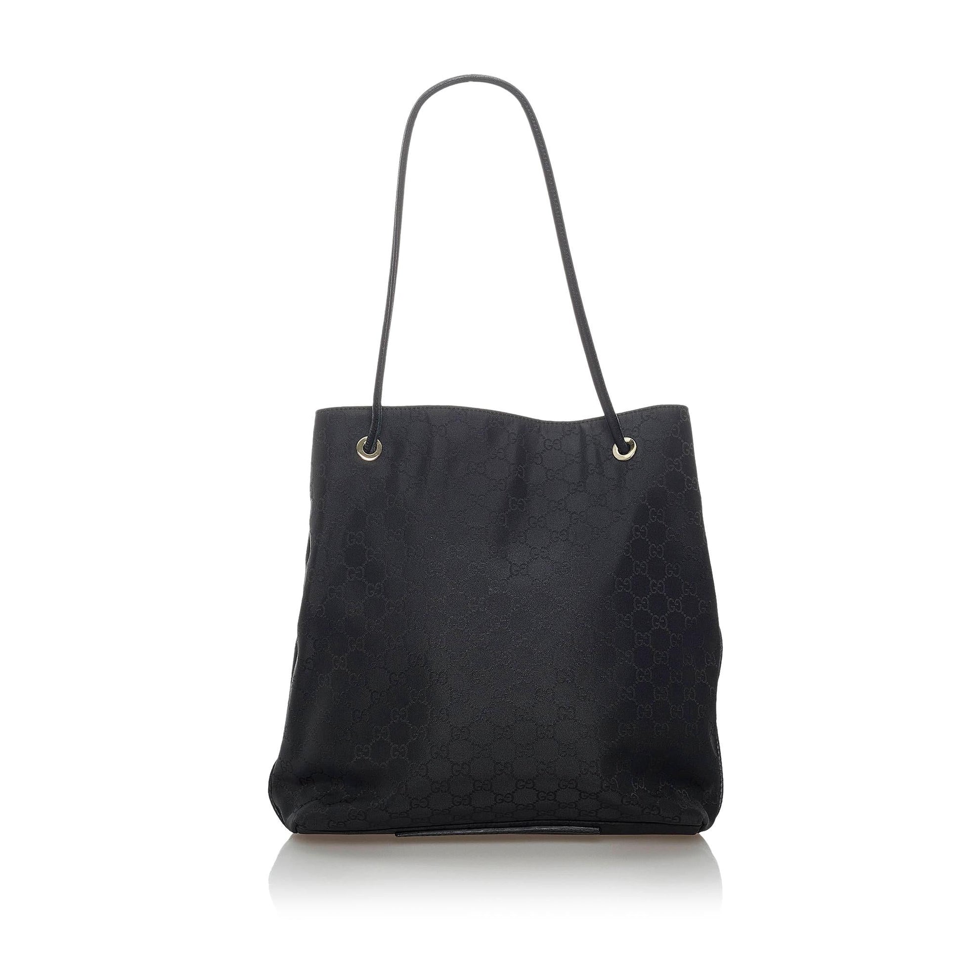 Gucci GG Gifford SHG Nylon Black Tote Bag Bag Shg