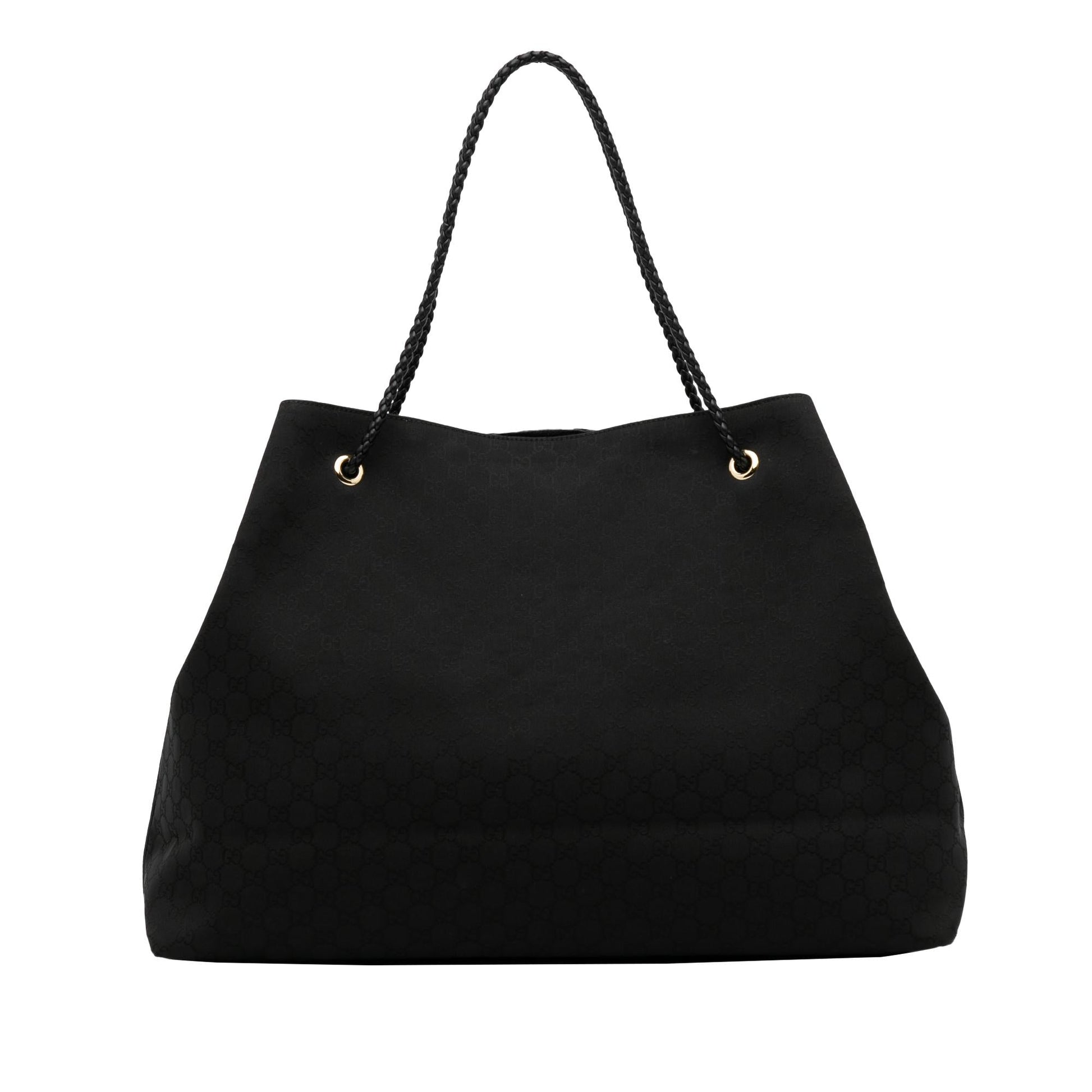 Gucci GG Gifford SHG-54g2kg Nylon Calf Black Tote Bag
