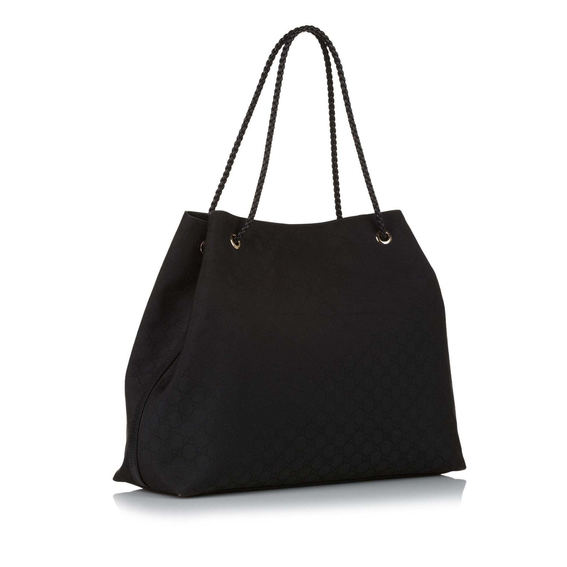 Gucci GG Gifford SHG Nylon Black Tote Bag