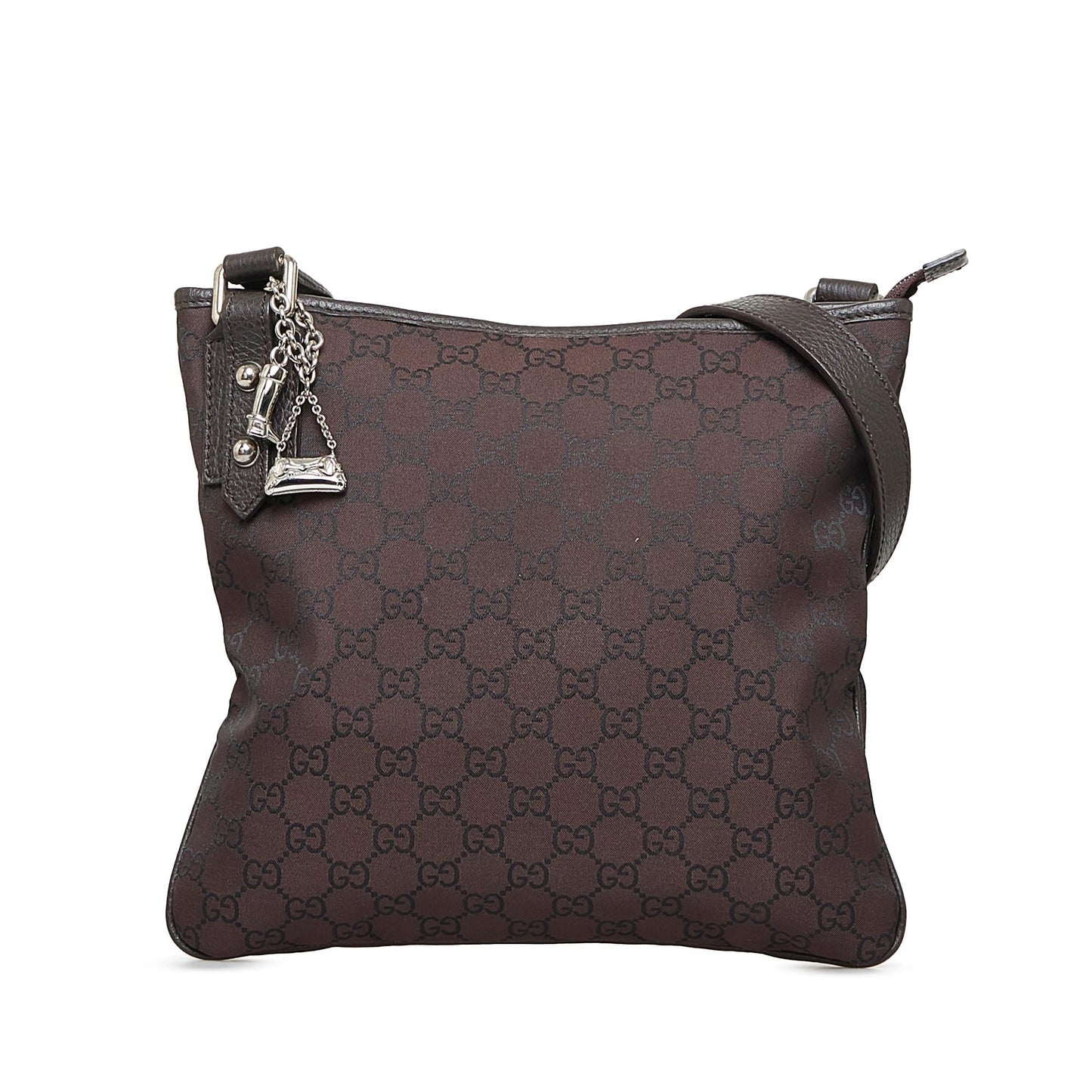 Gucci GG Jolicoeur SHG-0Osm7H Nylon Brown Crossbody Bag