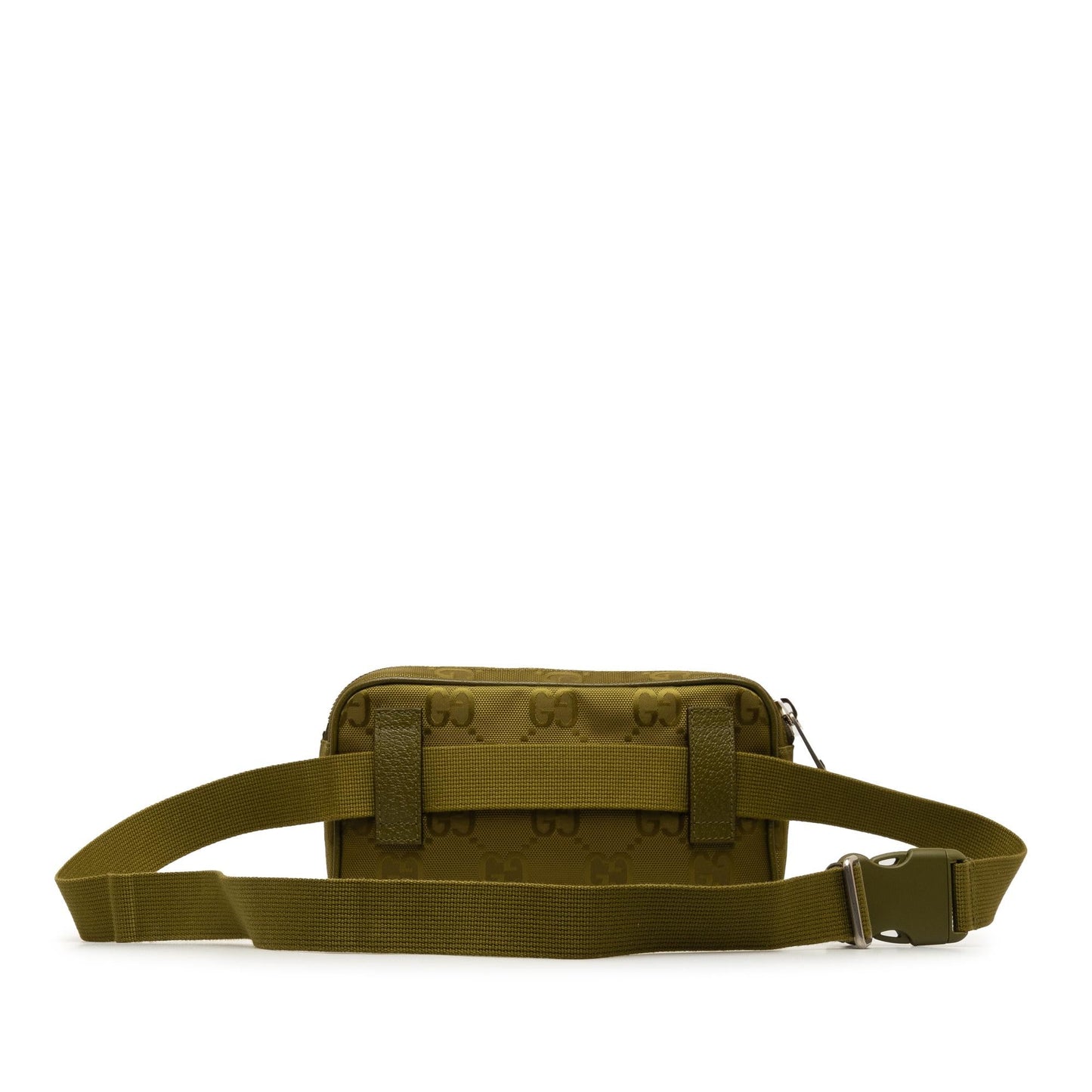 Gucci GG Off Grid Belt SHG-QdpV5W Nylon Green Accessory