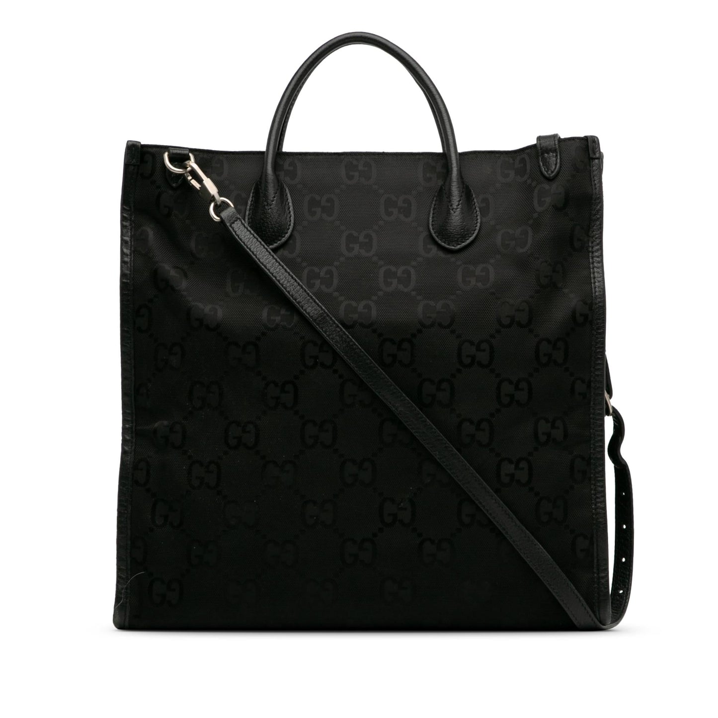 Gucci GG Off Grid SHG-KY1L0K Nylon Black Satchel Bag