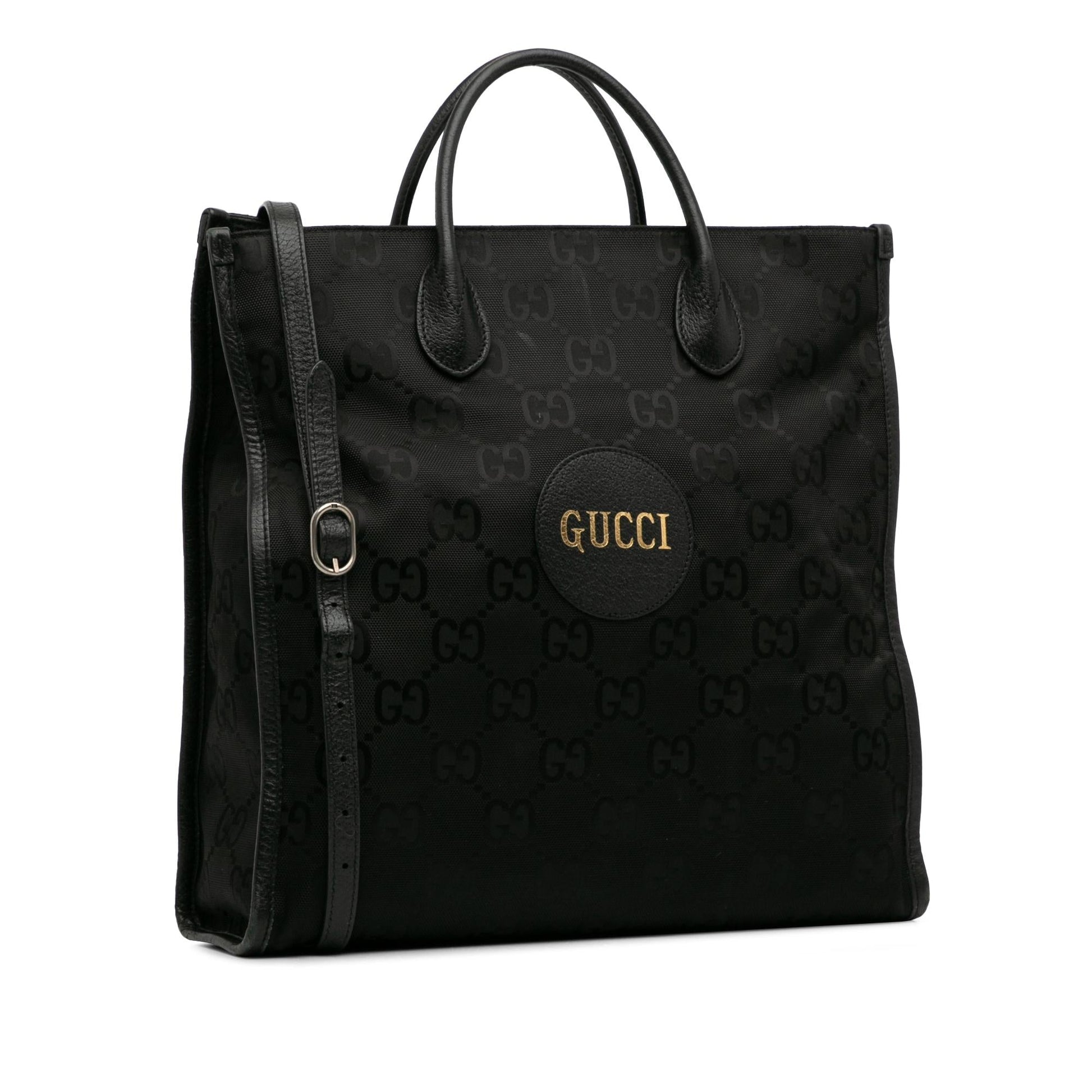 Gucci GG Off Grid SHG-KY1L0K Nylon Black Satchel Bag