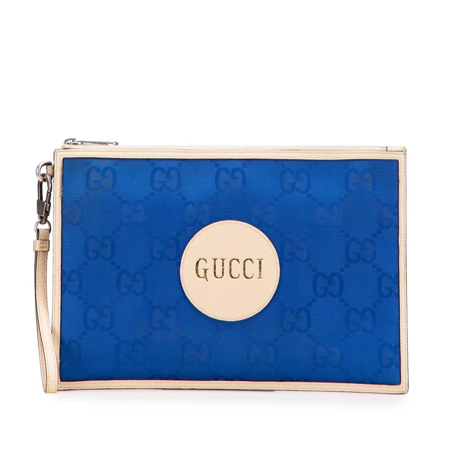 Gucci GG Off Grid Nylon Blue Clutch Bag