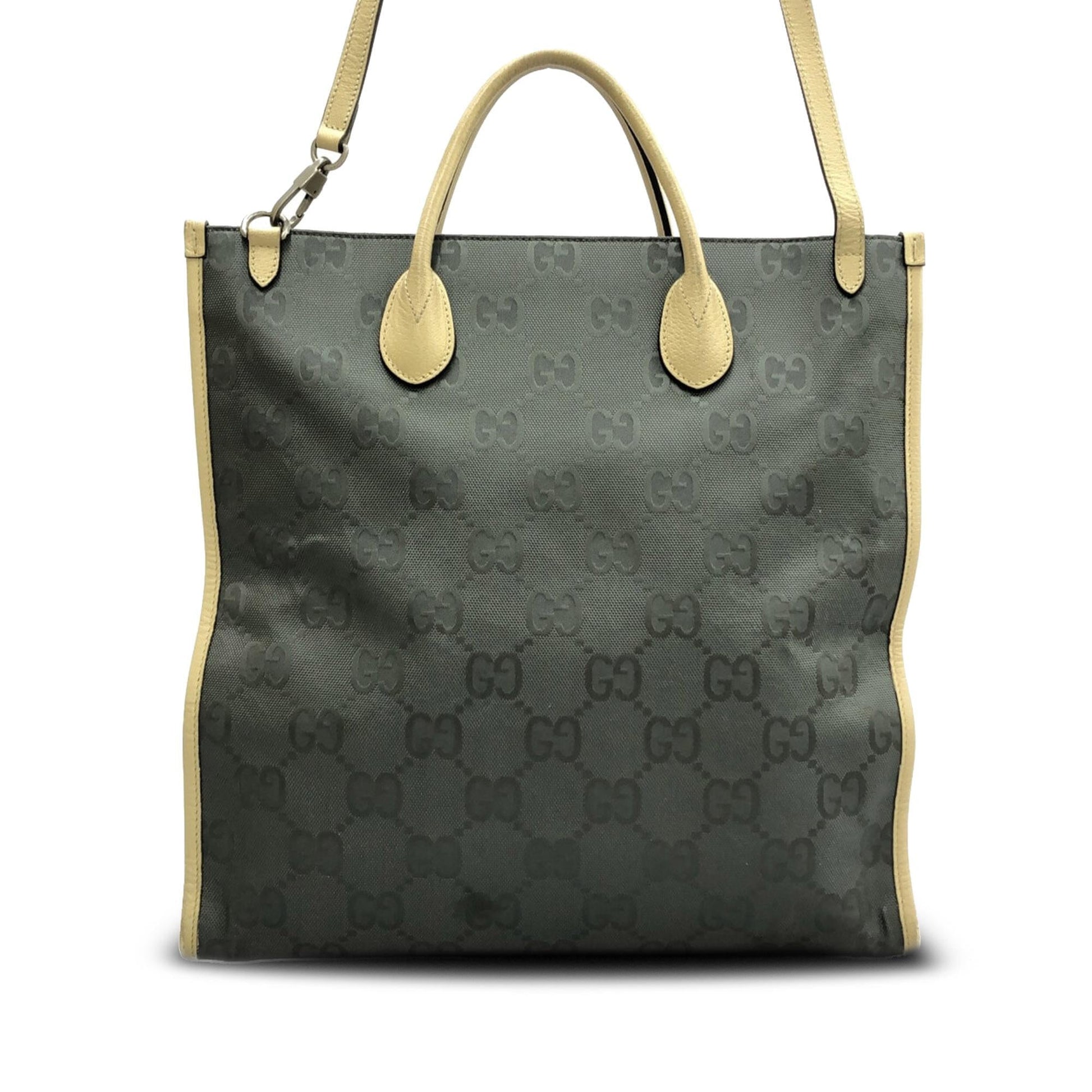 Gucci GG Off Grid SHG-t3HTzp Nylon Grey Satchel Bag