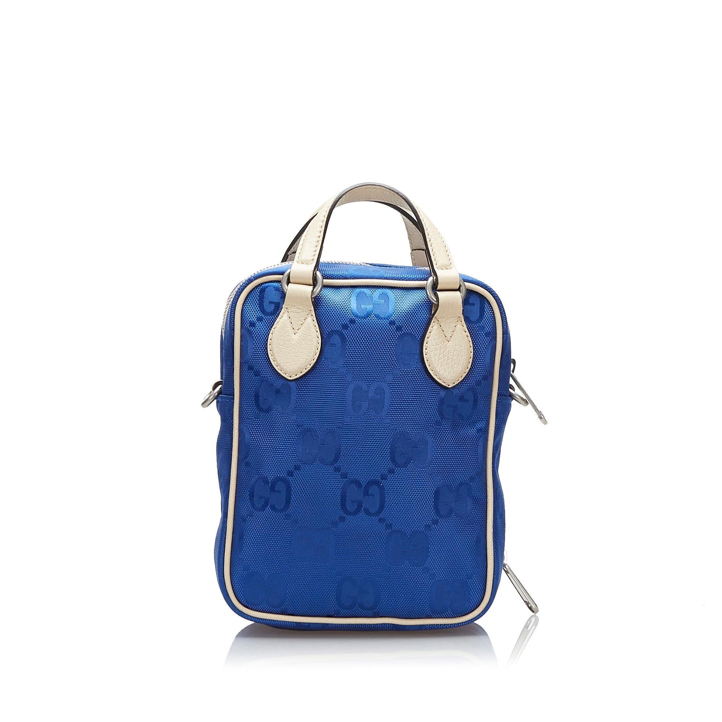 Gucci GG Off Grid SHG-Tlffff Nylon Blue Satchel Bag